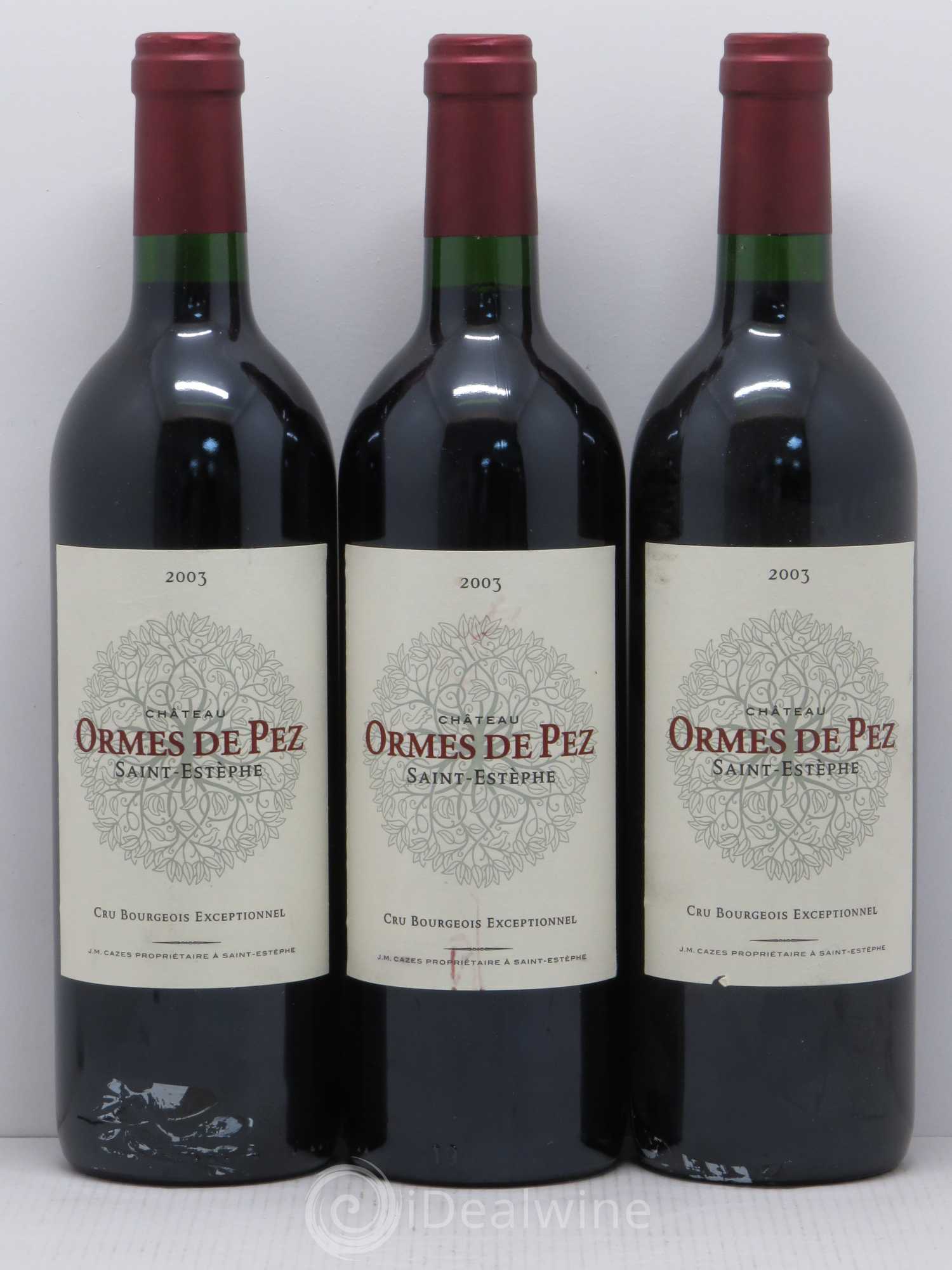 Château les Ormes de Pez 2003 - Lot de 6 bouteilles - 2