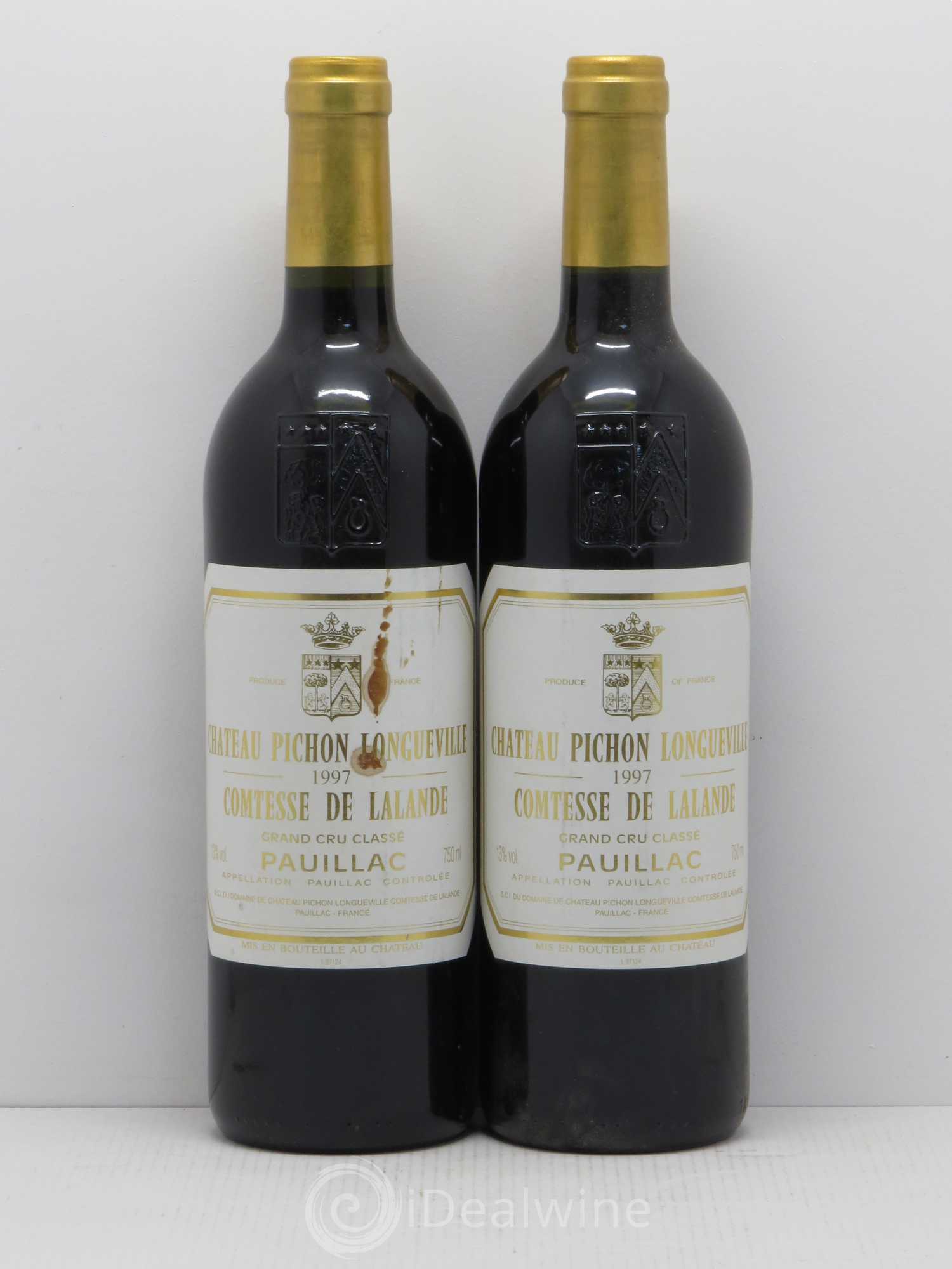 Château Pichon Longueville Comtesse de Lalande 2ème Grand Cru Classé 1997 - Lot de 2 bouteilles - 0
