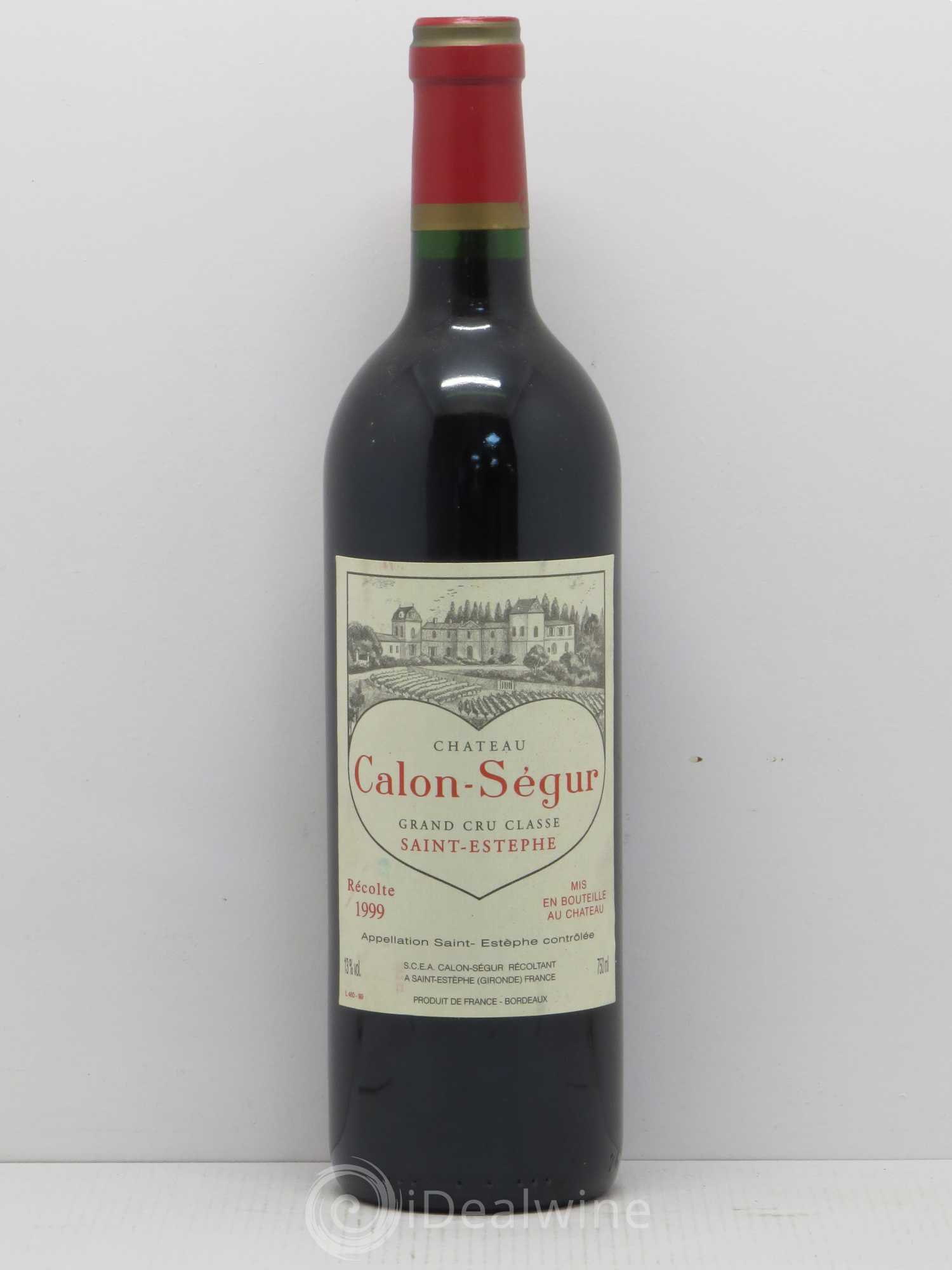 Château Calon Ségur 3ème Grand Cru Classé 1999 - Lot de 1 bouteille - 0