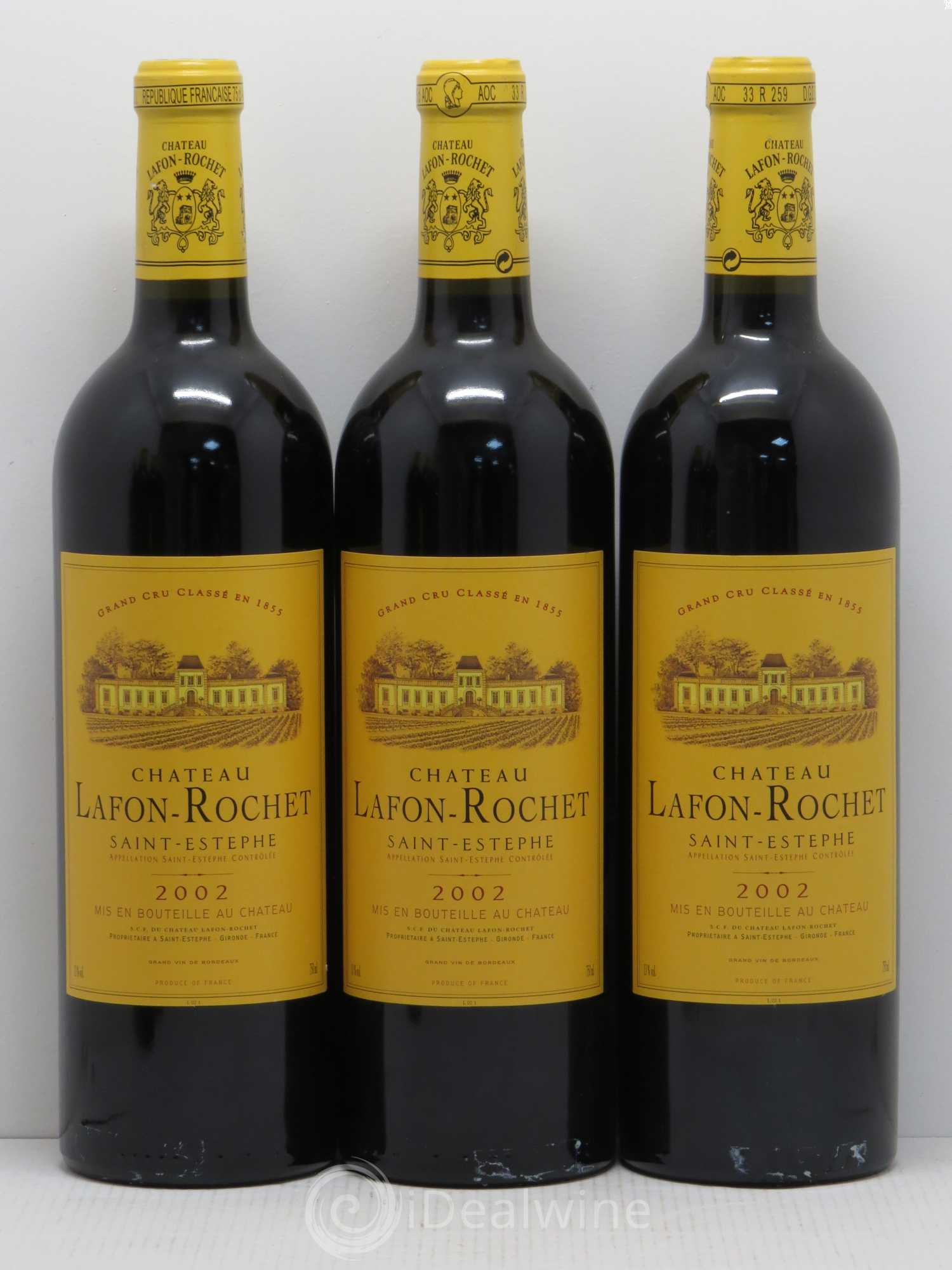 Château Lafon Rochet 4ème Grand Cru Classé 2002 - Lot de 12 bouteilles - 3