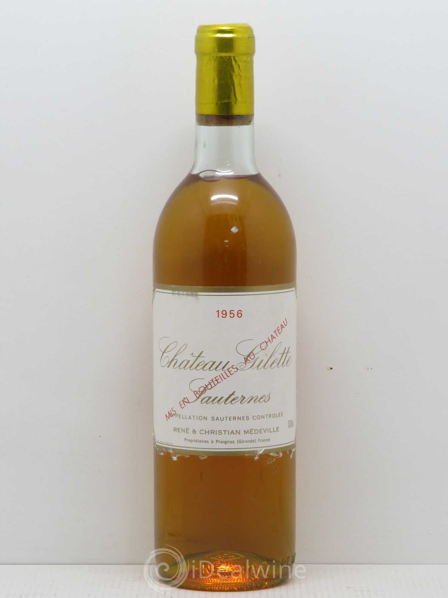 Château Gilette 1956 - Lotto di 1 bottiglia - 0