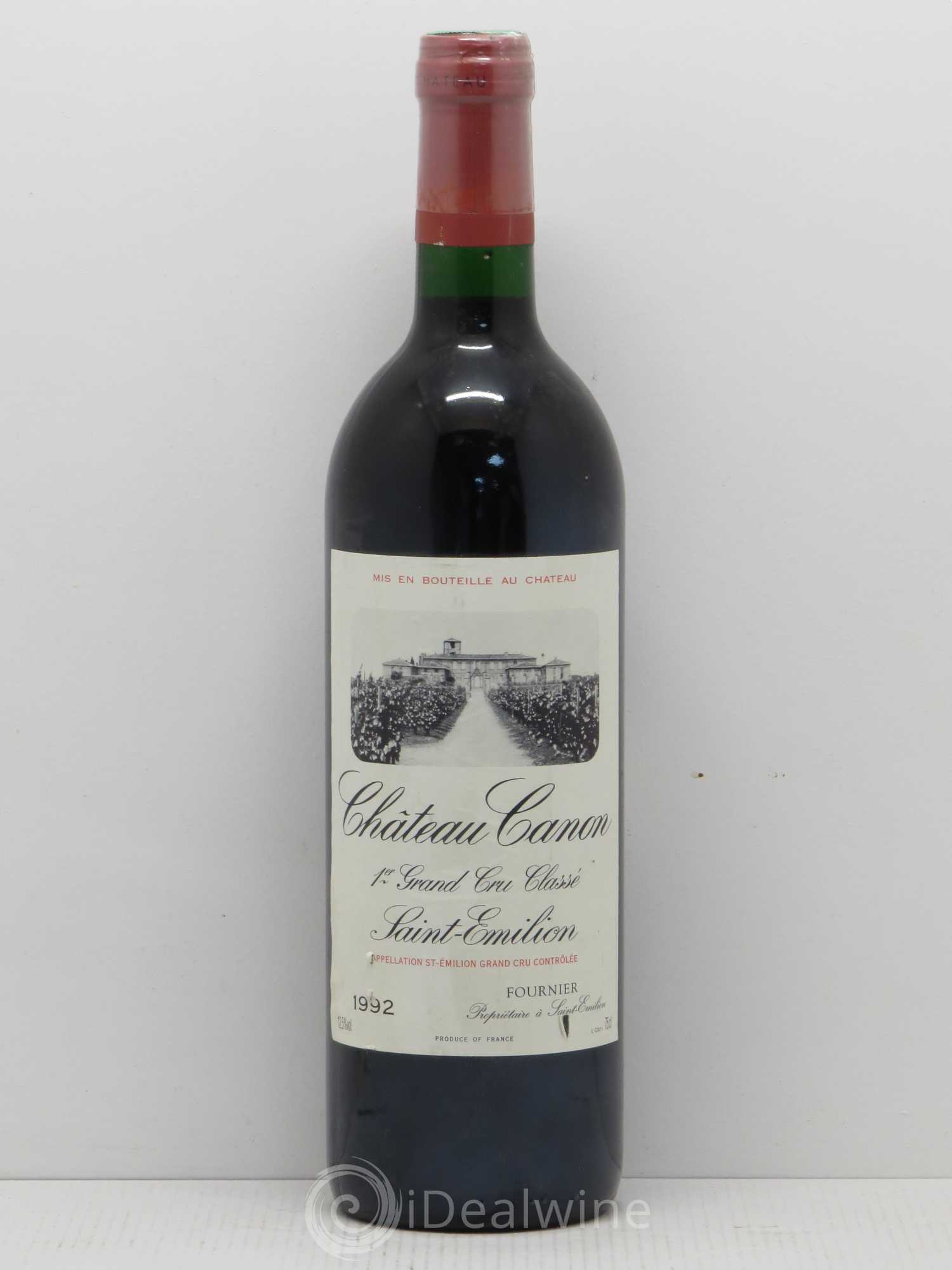 Château Canon 1er Grand Cru Classé B 1992 - Lot de 1 bouteille - 0