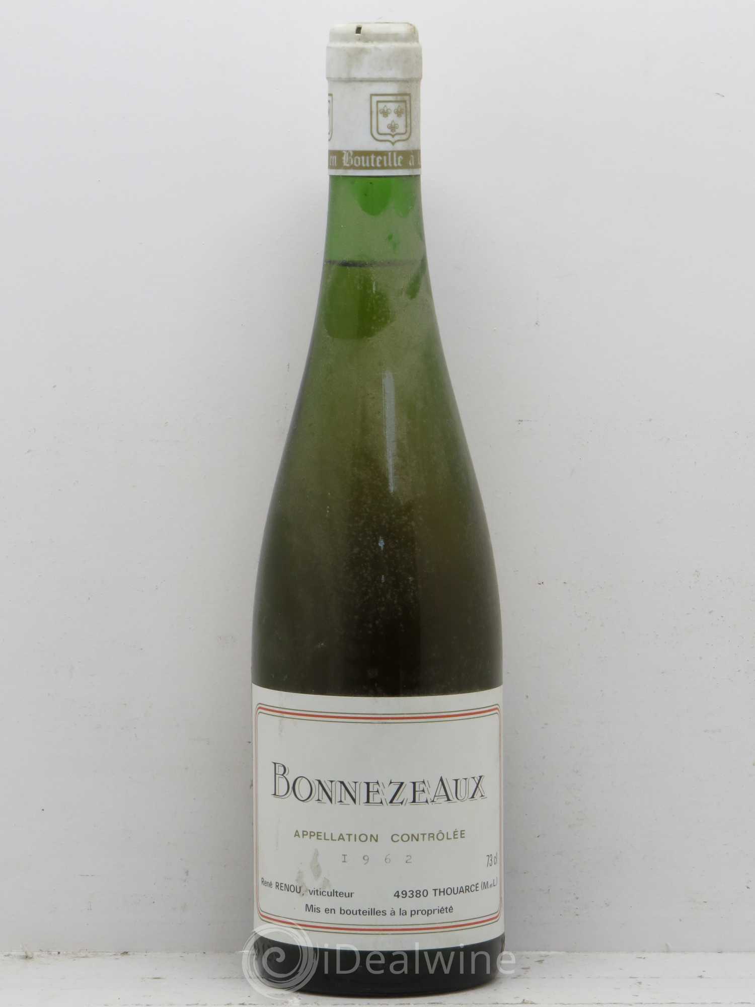 Bonnezeaux René Renou 1962 - Lot de 1 bouteille - 0