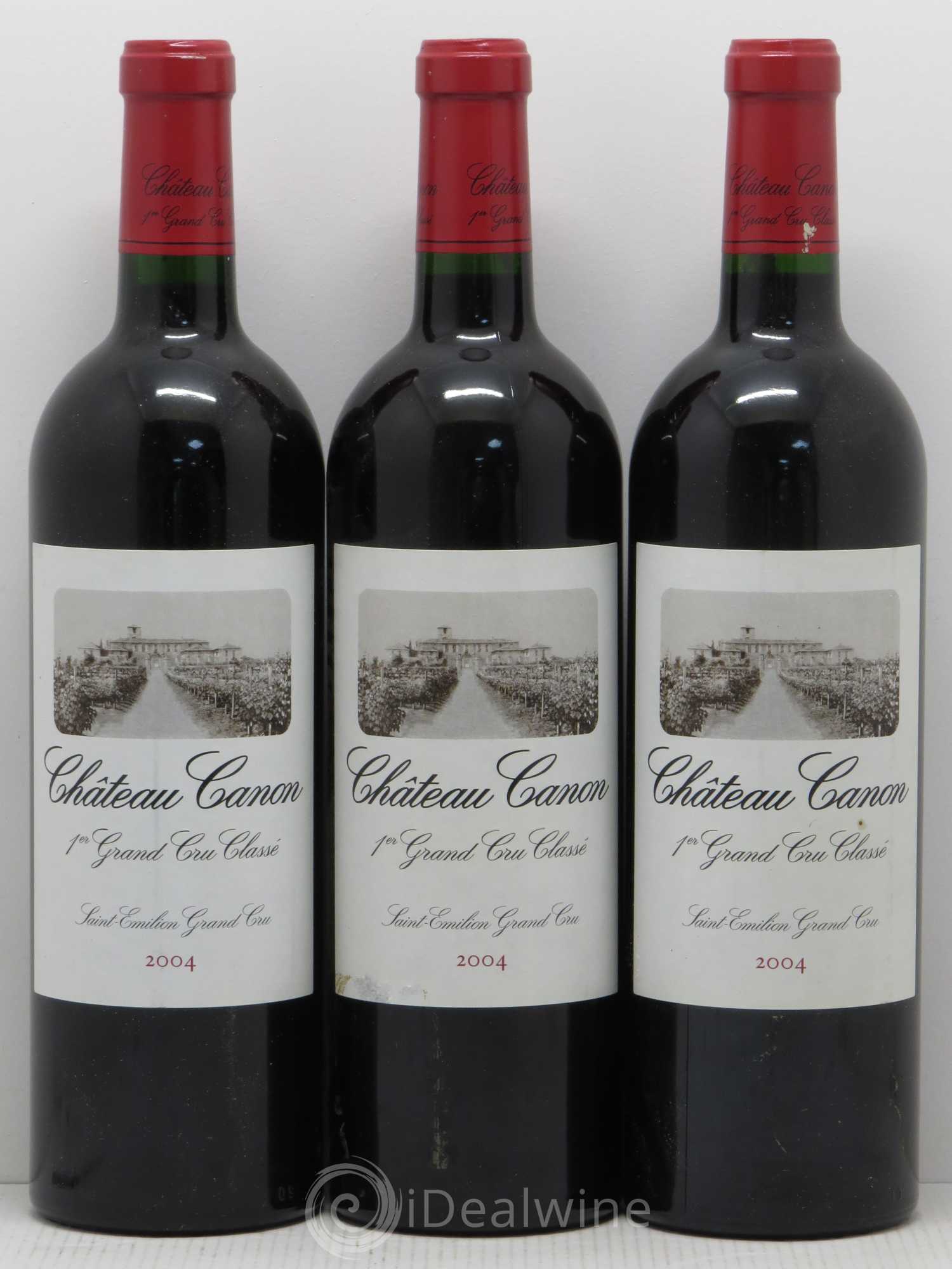 Château Canon 1er Grand Cru Classé B 2004 - Lot de 12 bouteilles - 2