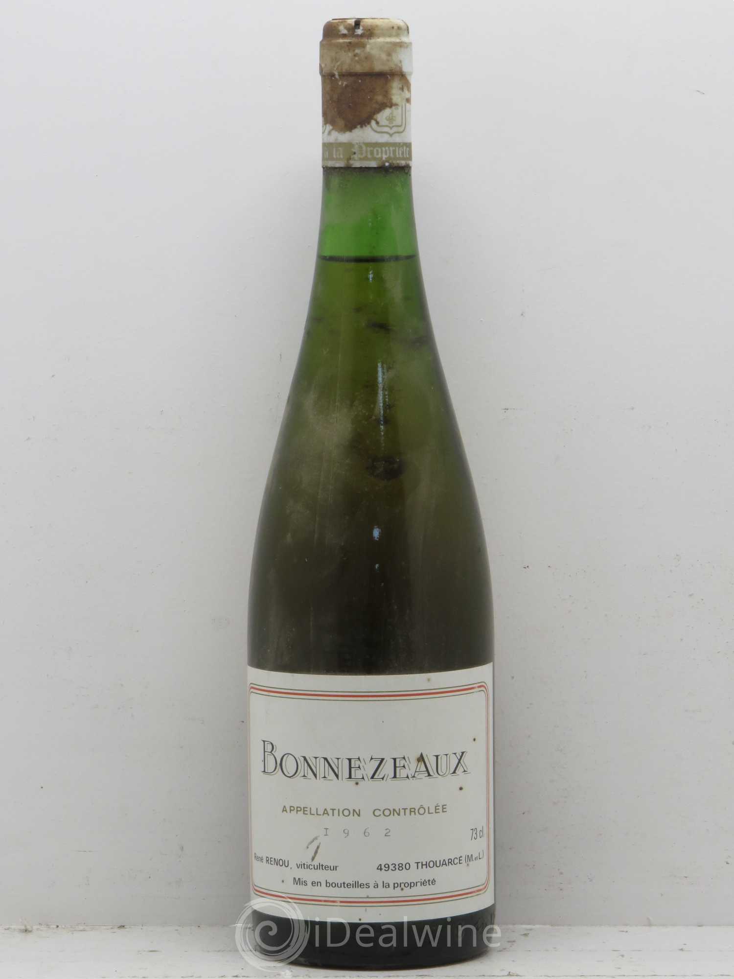Bonnezeaux René Renou 1962 - Lot de 1 bouteille - 0