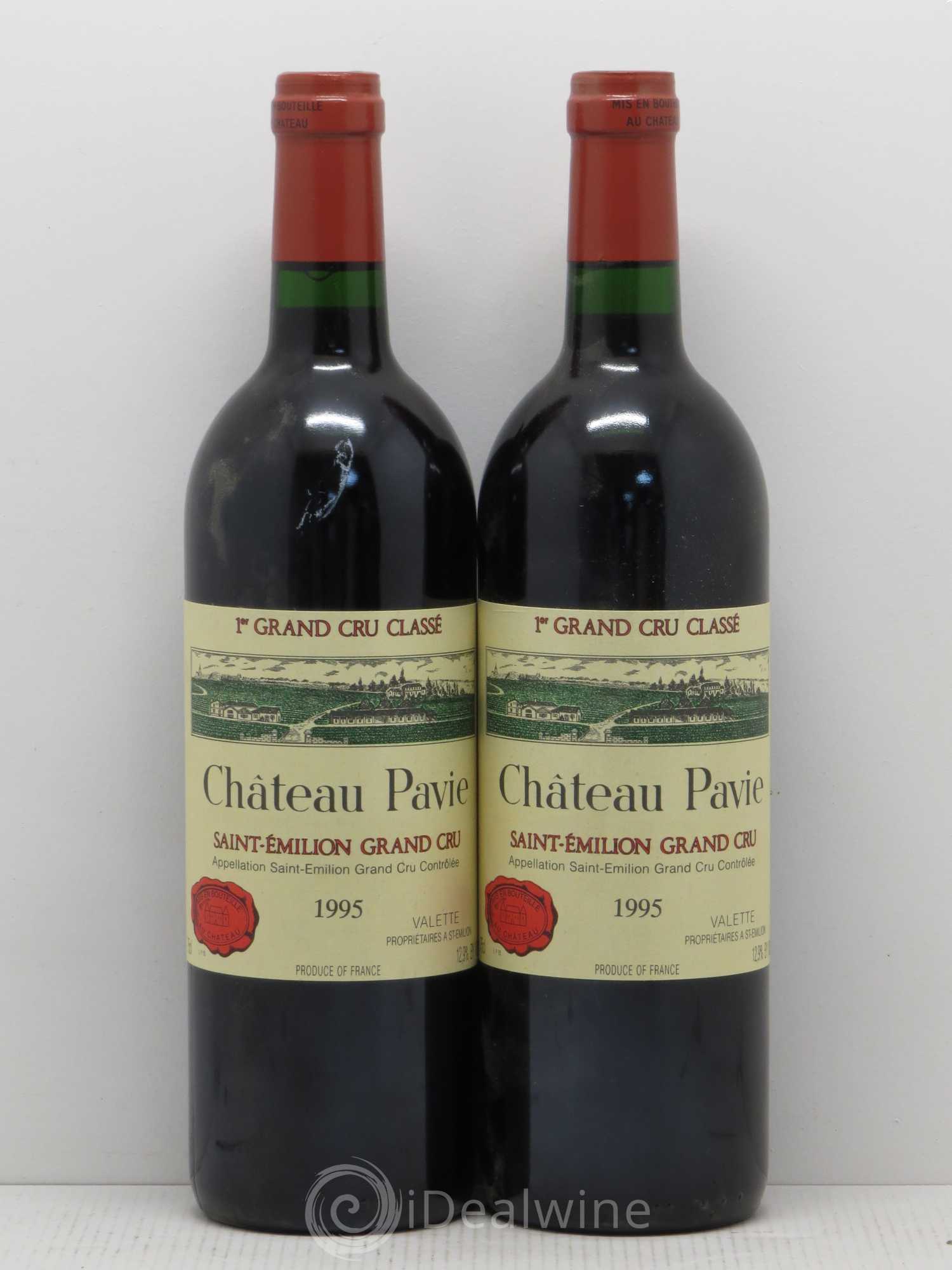 Château Pavie 1er Grand Cru Classé A 1995 - Lot de 2 bouteilles - 0