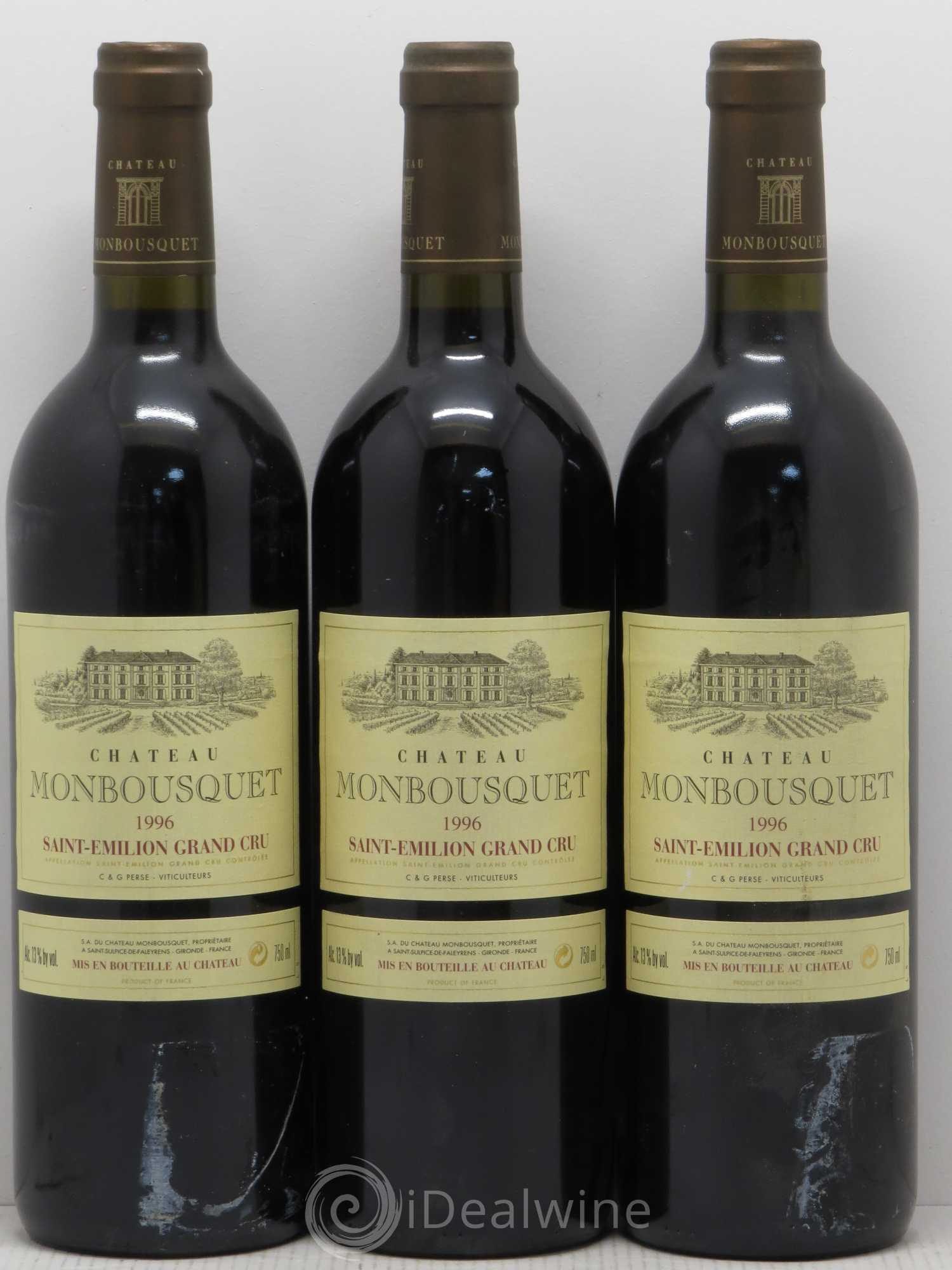 Château Monbousquet Grand Cru Classé 1996 - Lot de 6 bouteilles - 2