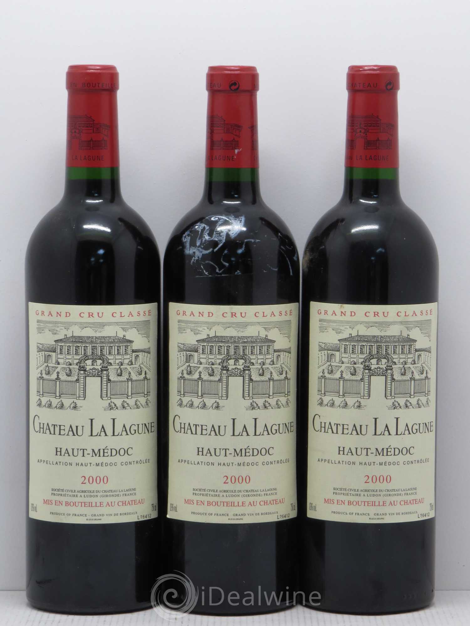 Château la Lagune 3ème Grand Cru Classé 2000 - Lot de 12 bouteilles - 1
