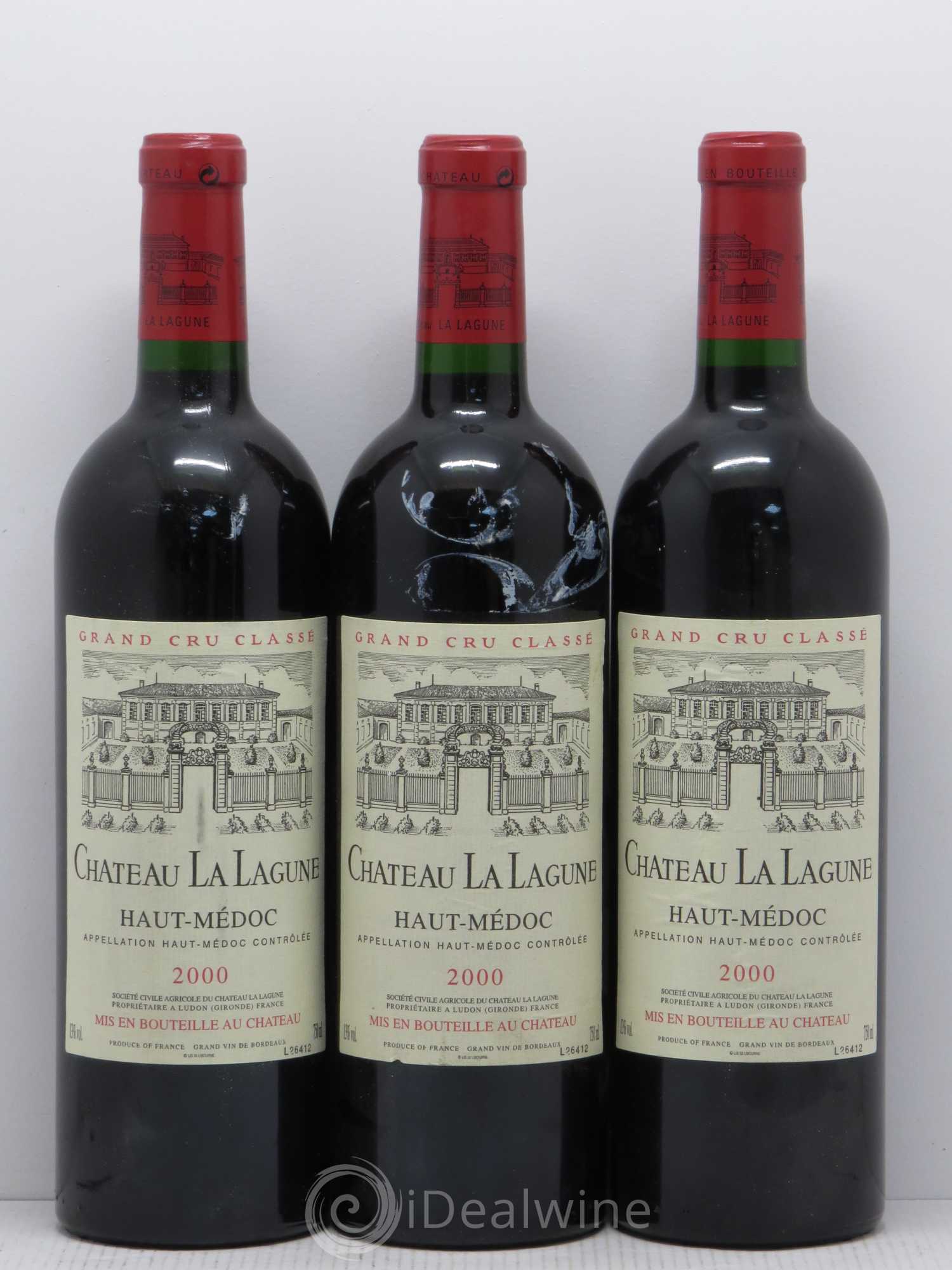 Château la Lagune 3ème Grand Cru Classé 2000 - Lot de 12 bouteilles - 2