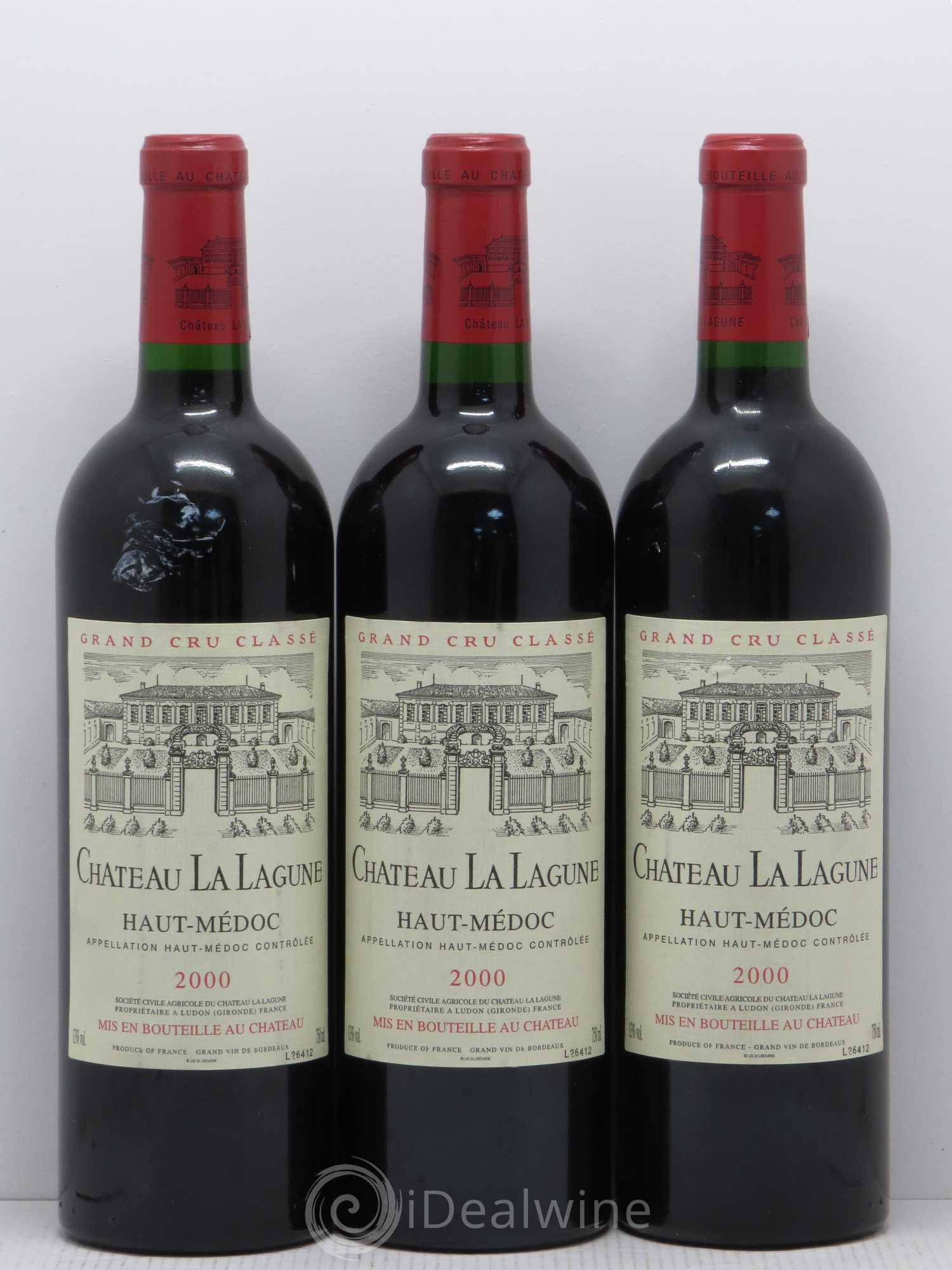 Château la Lagune 3ème Grand Cru Classé 2000 - Lot de 12 bouteilles - 3