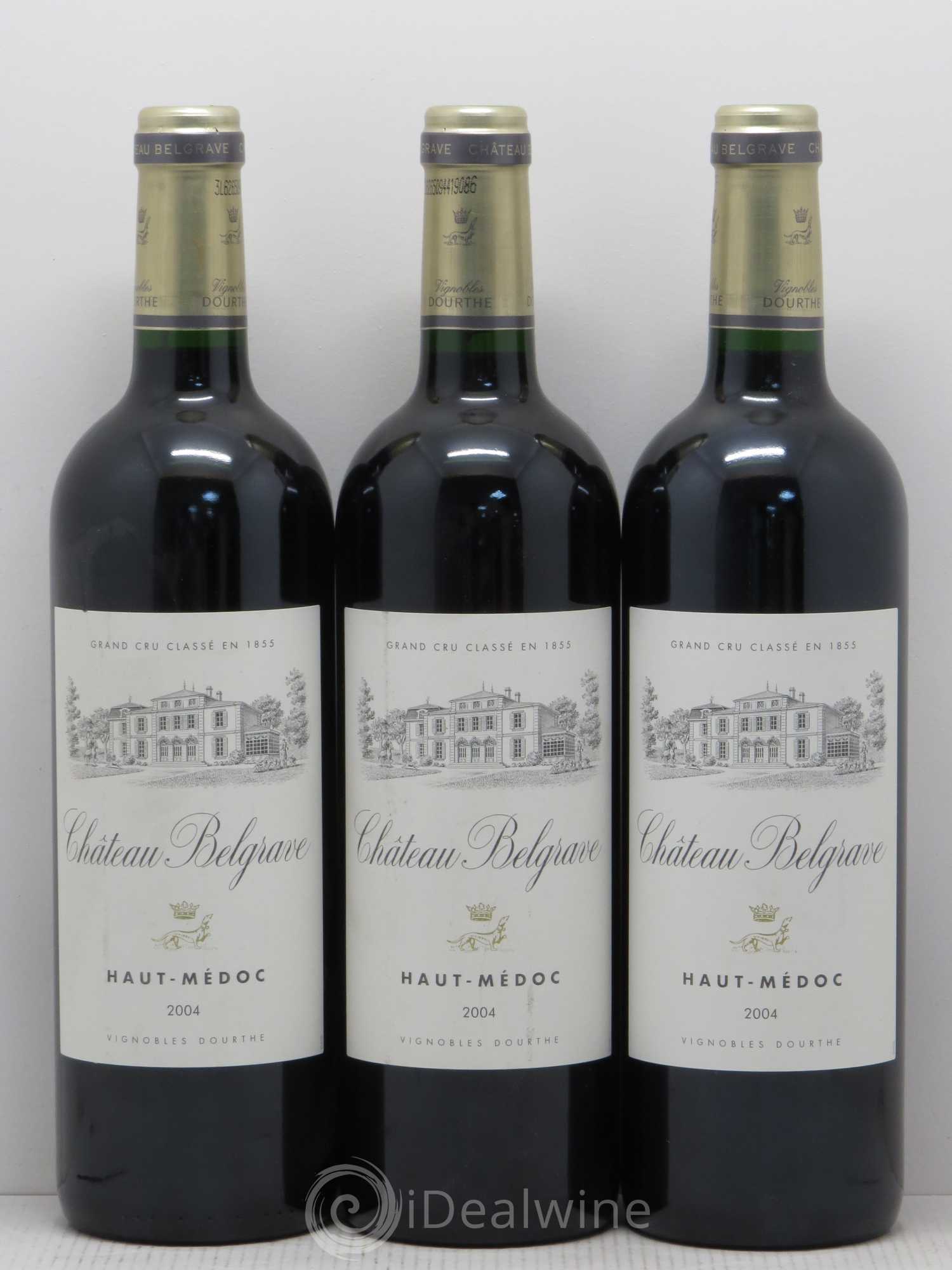 Château Belgrave 5ème Grand Cru Classé 2004 - Lot de 12 bouteilles - 4