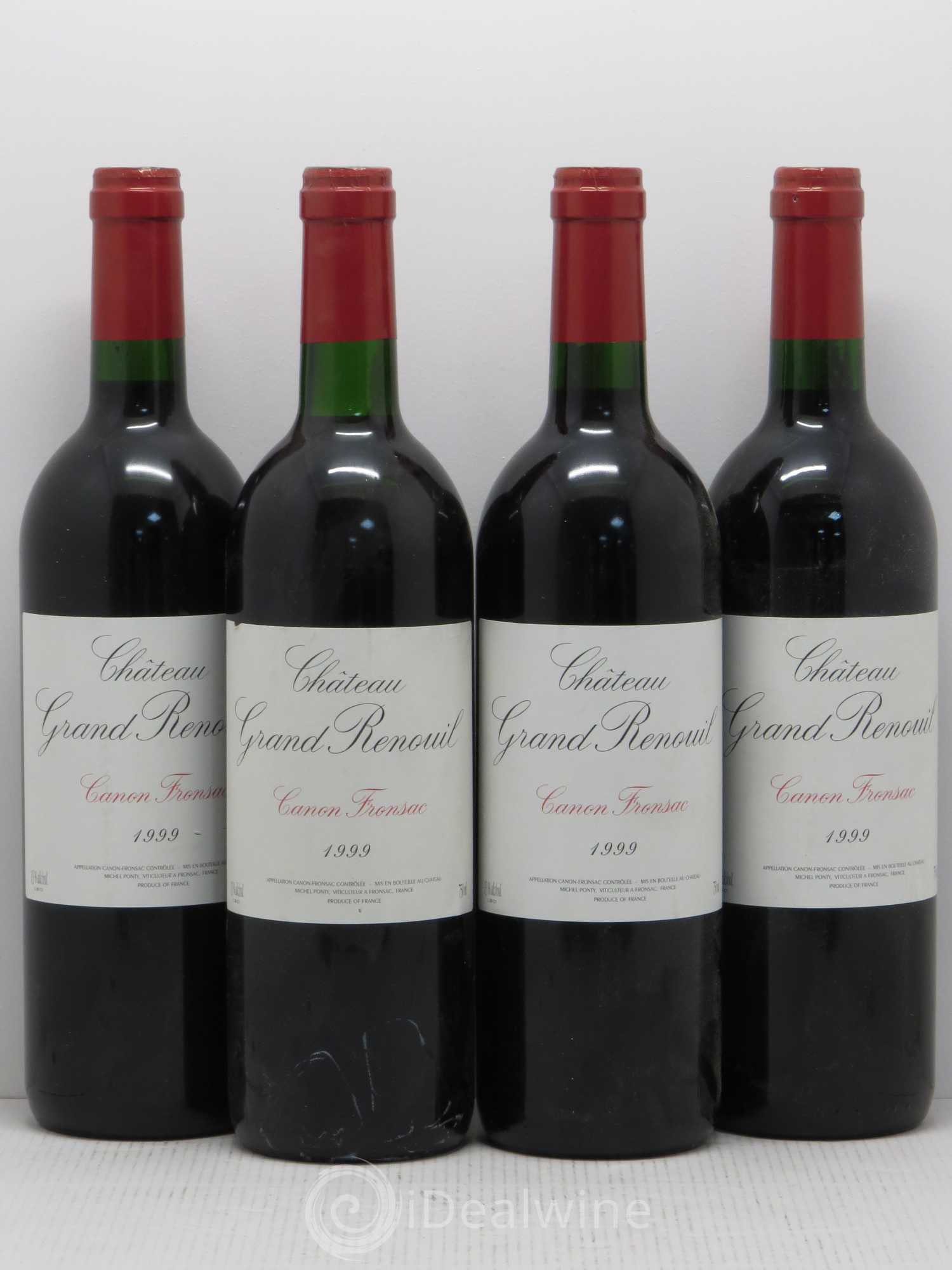 Canon-Fronsac Château Grand Renouil 1999 - Posten von 4 Flaschen - 0