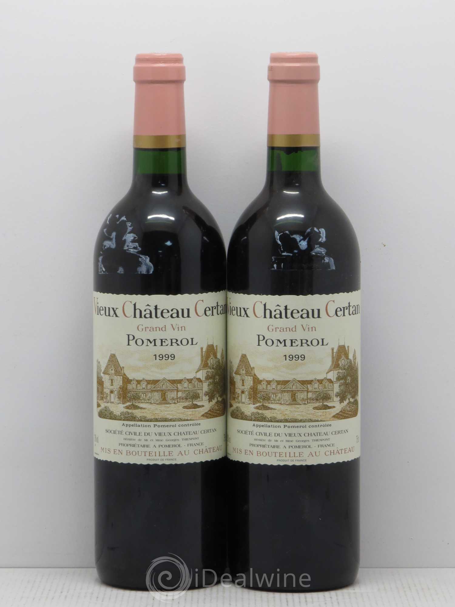 Vieux Château Certan 1999 - Lot de 2 bouteilles - 0