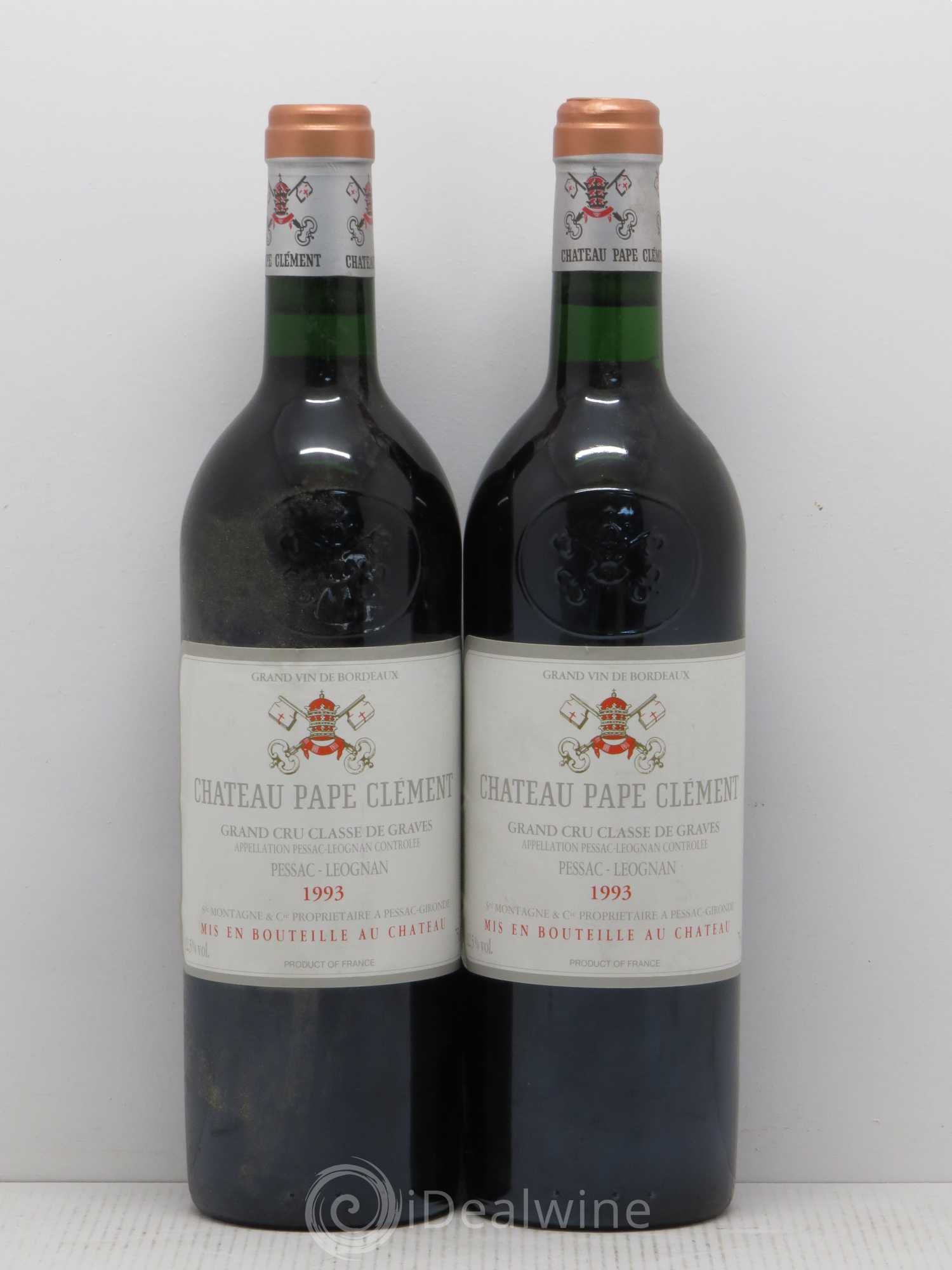 Château Pape Clément Cru Classé de Graves 1993 - Lot de 5 bouteilles - 2