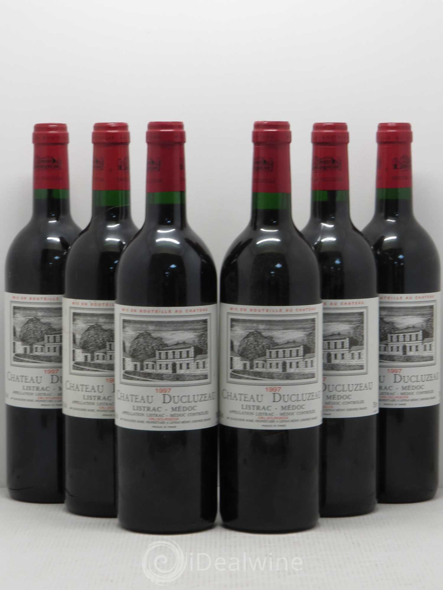 Château Ducluzeau Cru Bourgeois 1997 - Lot de 6 bouteilles - 0
