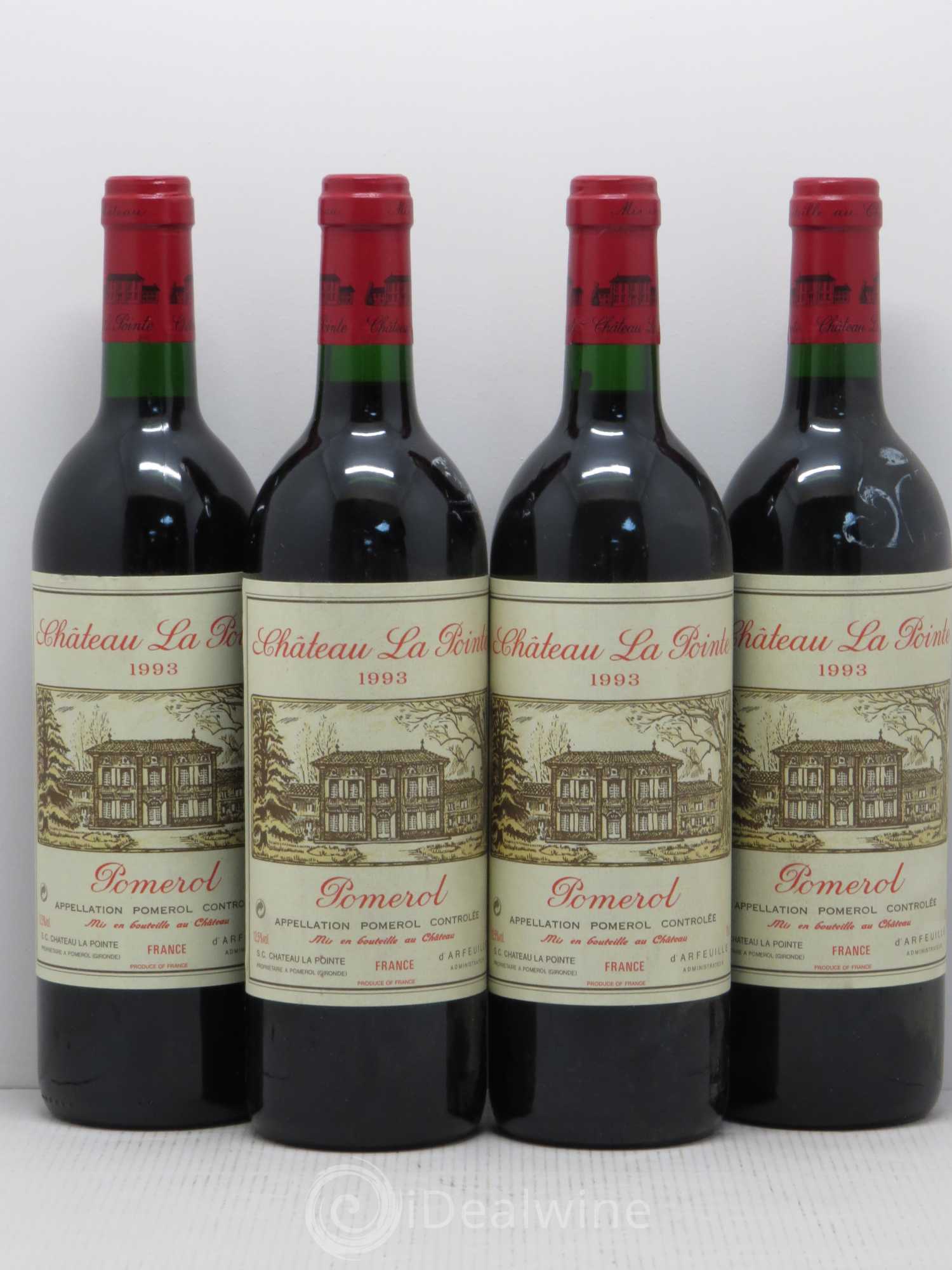 Château la Pointe 1993 - Lot de 4 bouteilles - 0