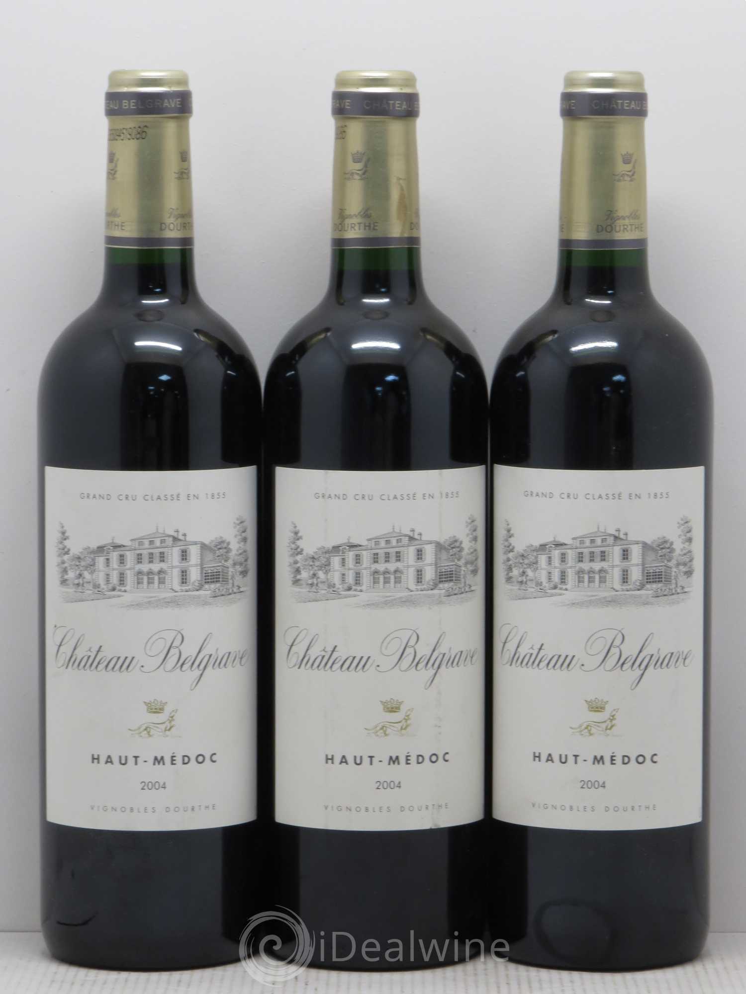 Château Belgrave 5ème Grand Cru Classé 2004 - Lot de 12 bouteilles - 1