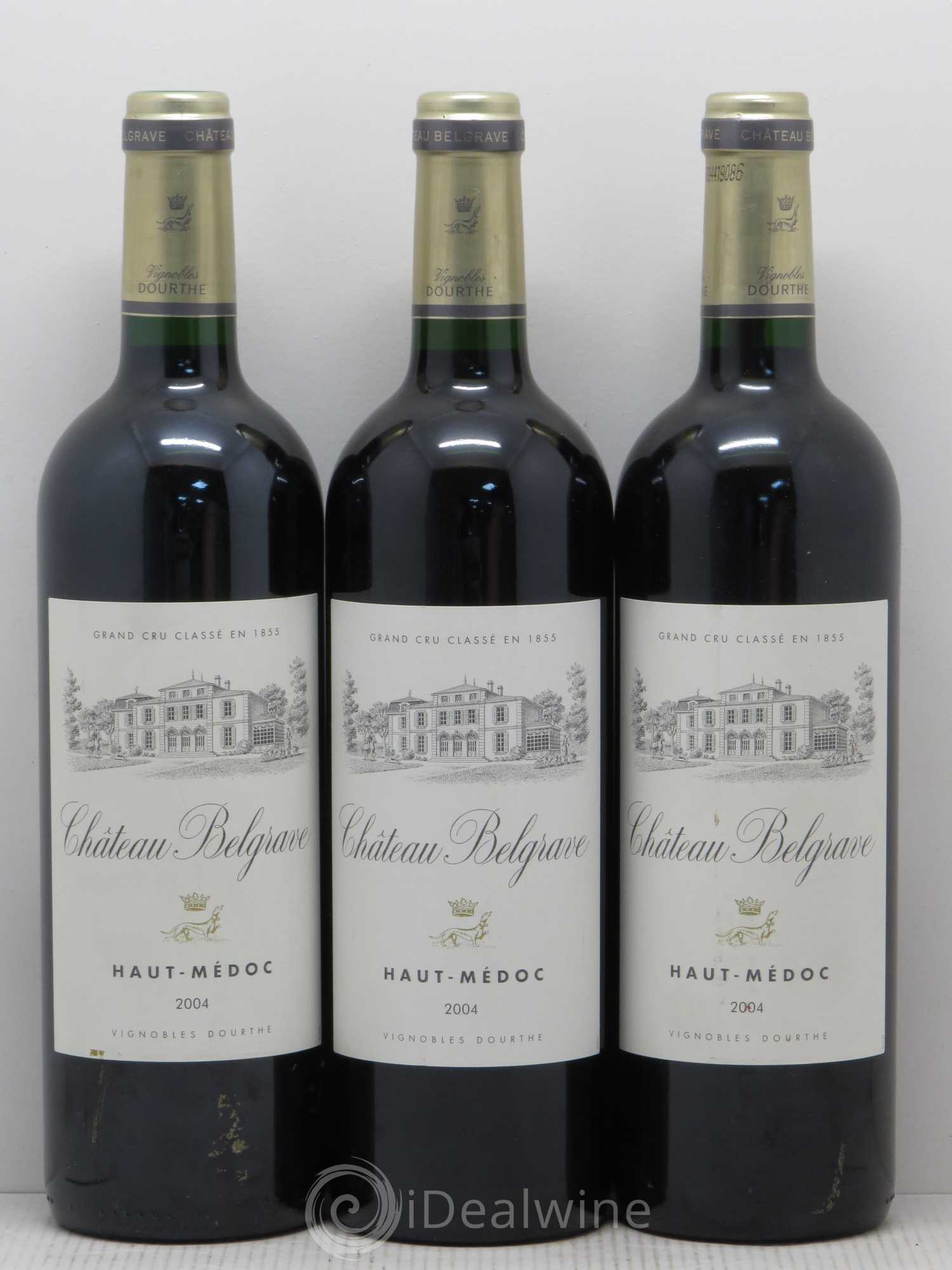Château Belgrave 5ème Grand Cru Classé 2004 - Lot de 12 bouteilles - 2