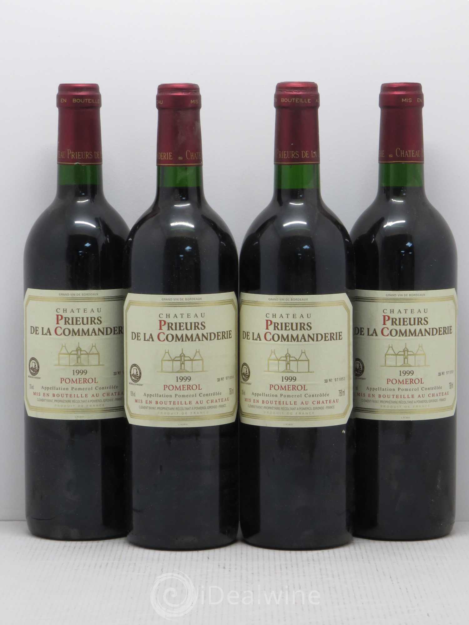 Pomerol Château Prieur de la Commanderie 1999 - Posten von 7 Flaschen - 1