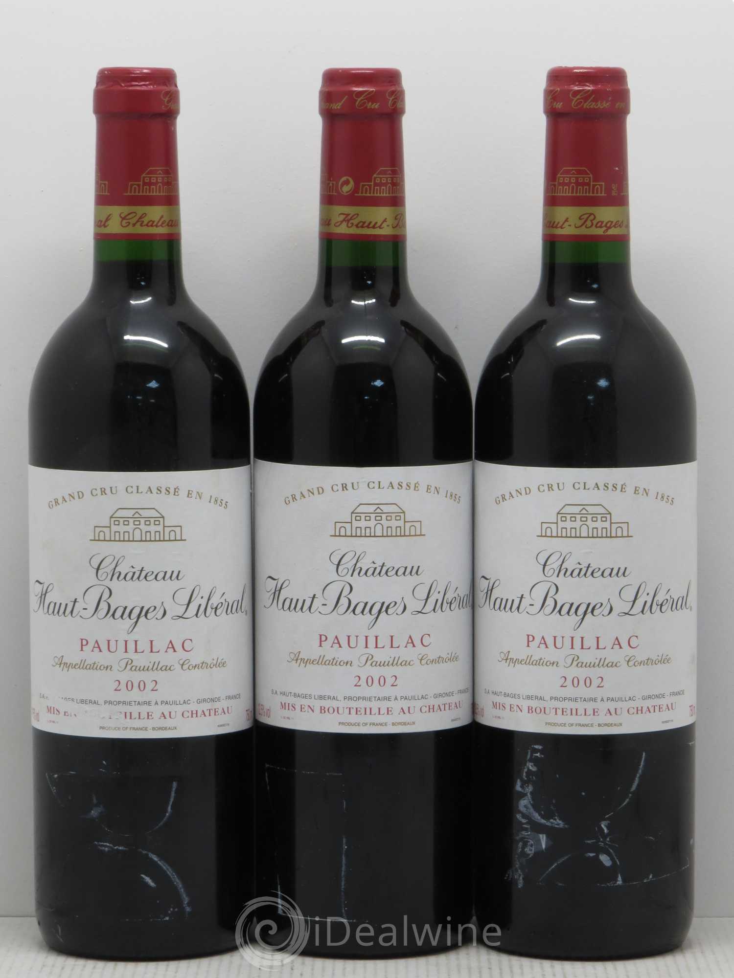 Château Haut Bages Libéral 5ème Grand Cru Classé 2002 - Lot de 12 bouteilles - 2