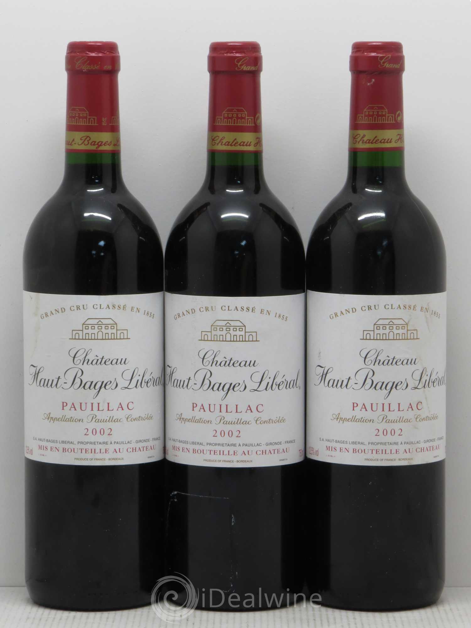 Château Haut Bages Libéral 5ème Grand Cru Classé 2002 - Lot de 12 bouteilles - 3