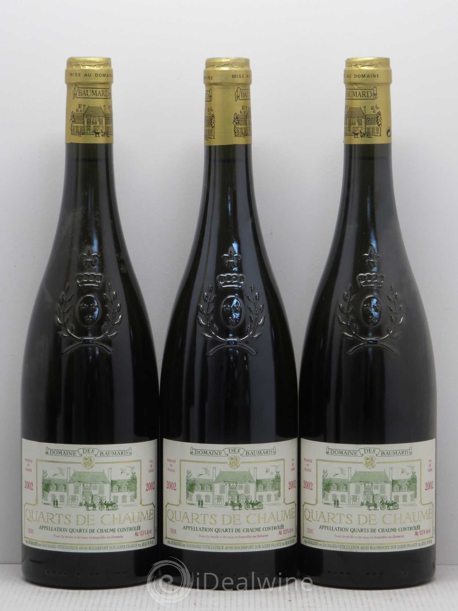 Quarts de Chaume Baumard (Domaine des) 2002 - Lot of 5 bottles - 1