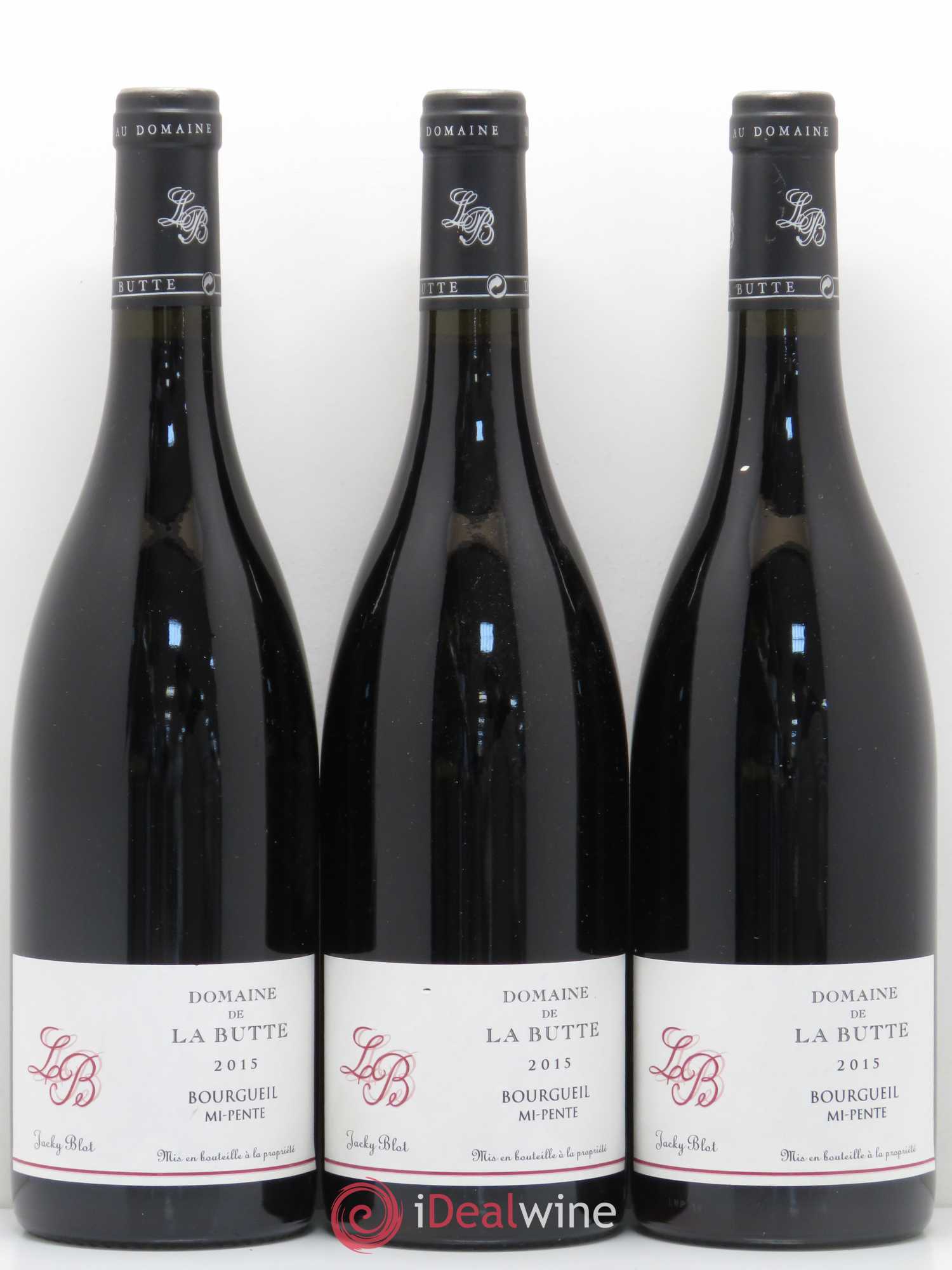 Bourgueil Mi-Pente Jacky Blot 2015 - Posten von 3 Flaschen - 0