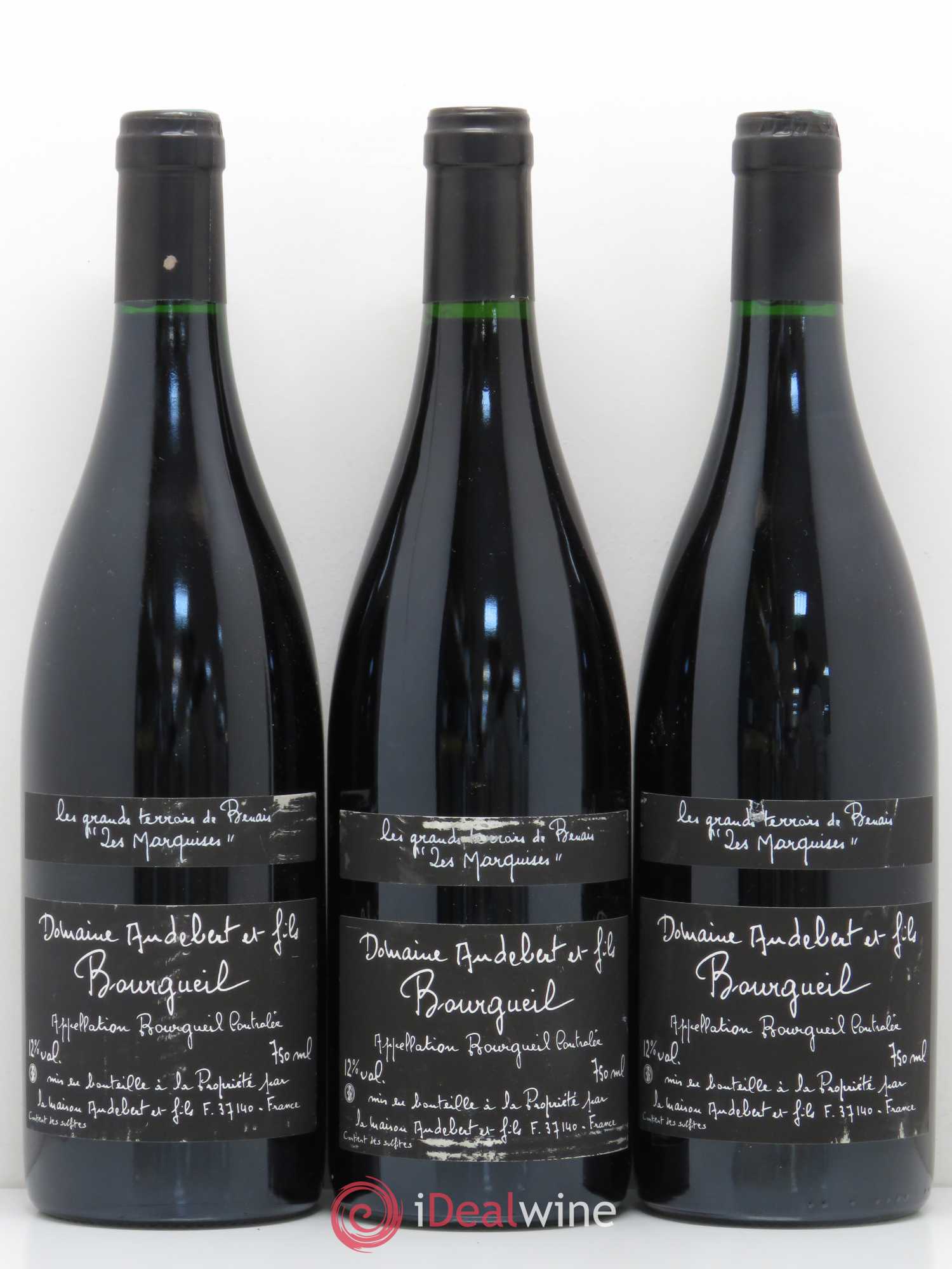 Bourgueil Les Marquises Audebert 2009 - Posten von 6 Flaschen - 1