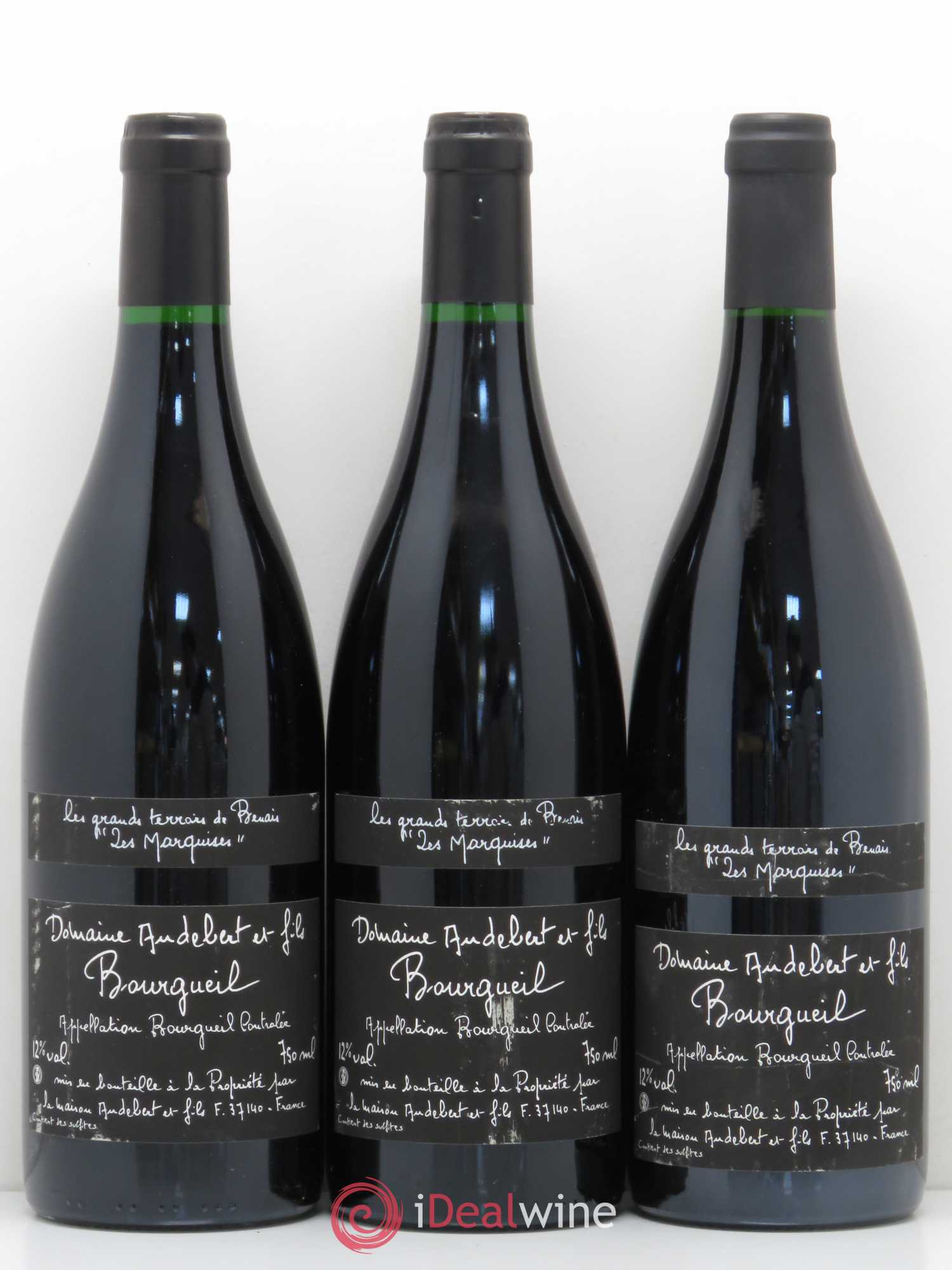 Bourgueil Les Marquises Audebert 2009 - Posten von 6 Flaschen - 3