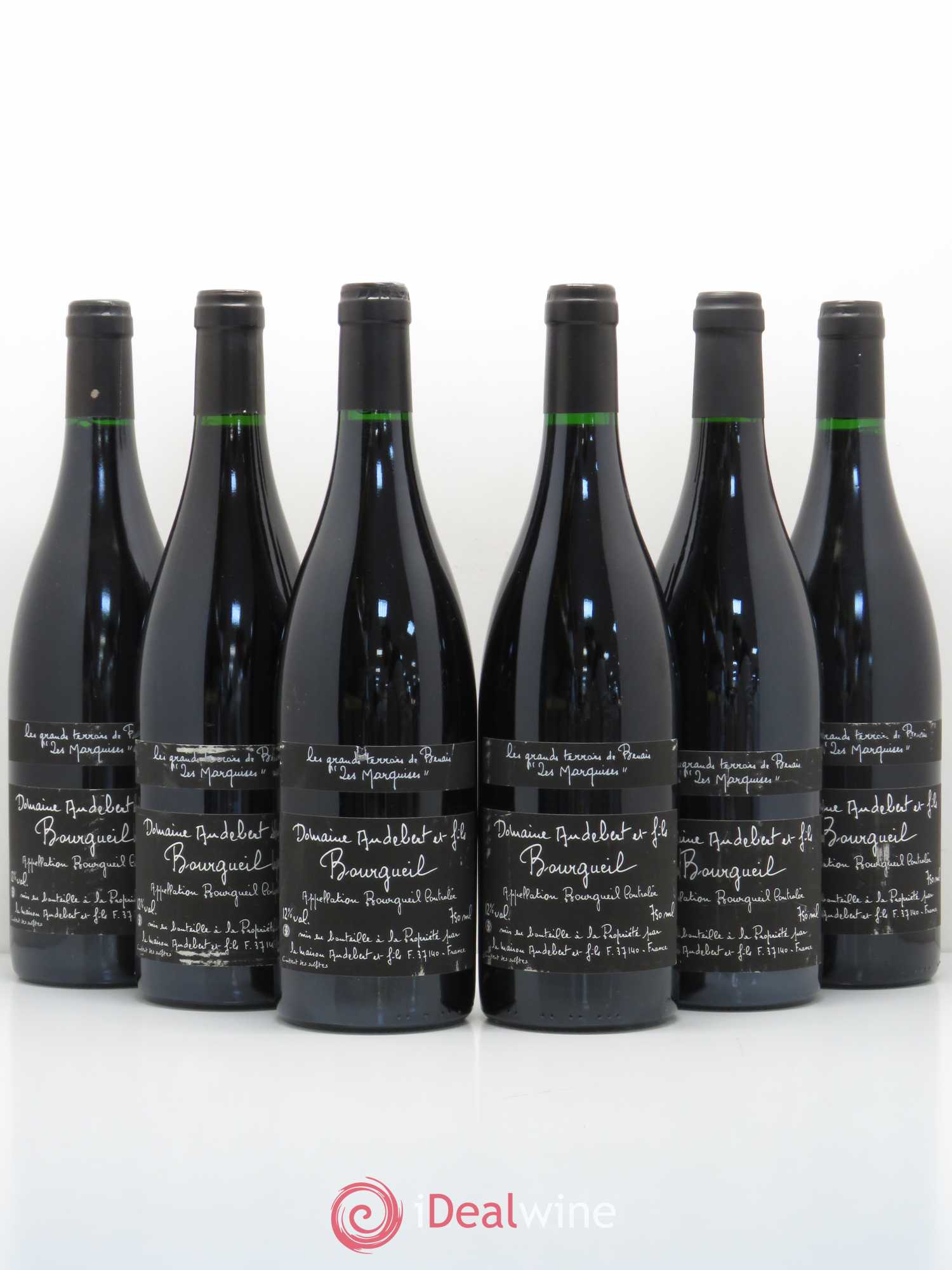 Bourgueil Les Marquises Audebert 2009 - Posten von 6 Flaschen - 0
