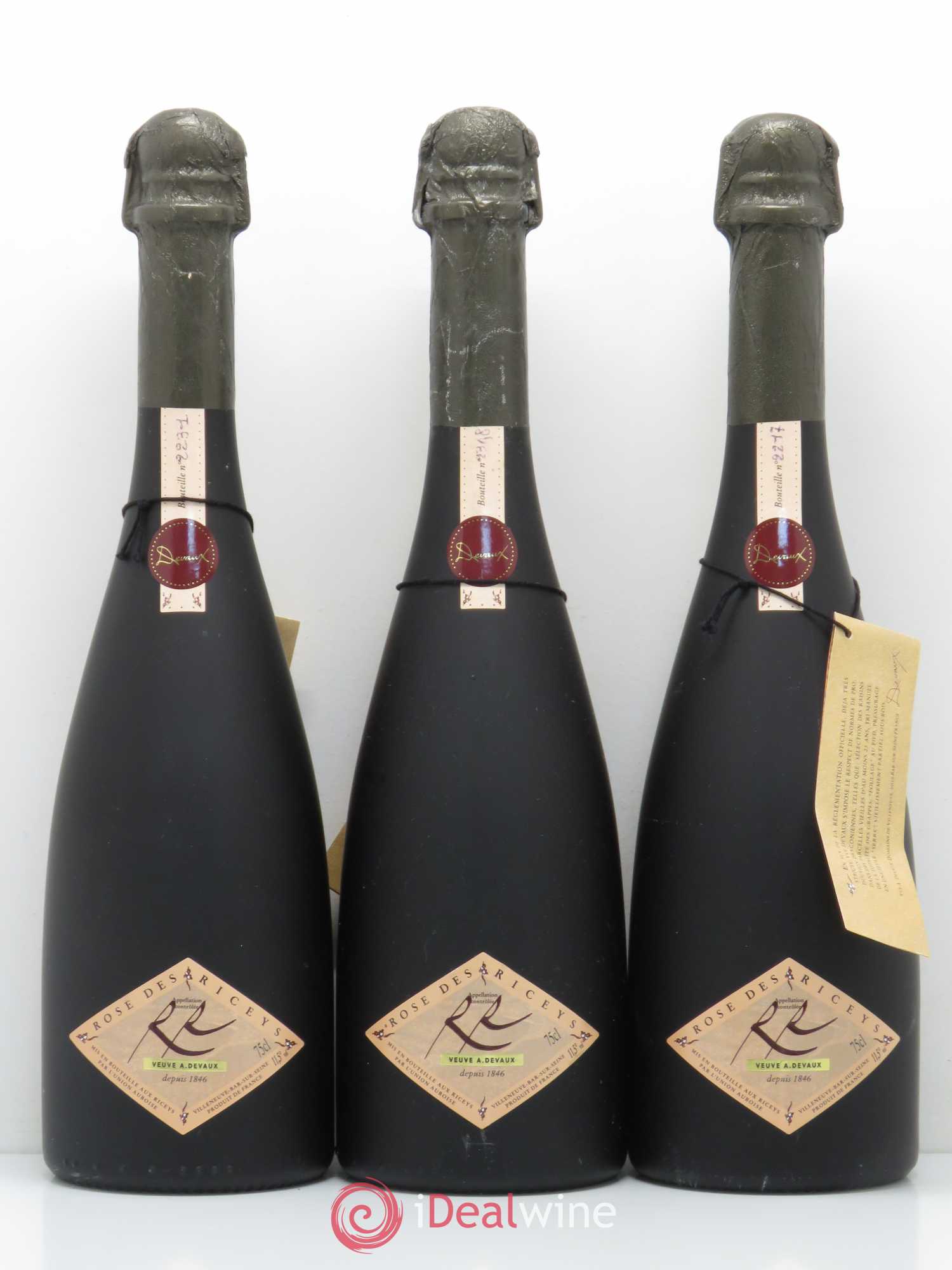 Divers Rosé des Riceys Devaux 2009 - Lot de 3 bouteilles - 0