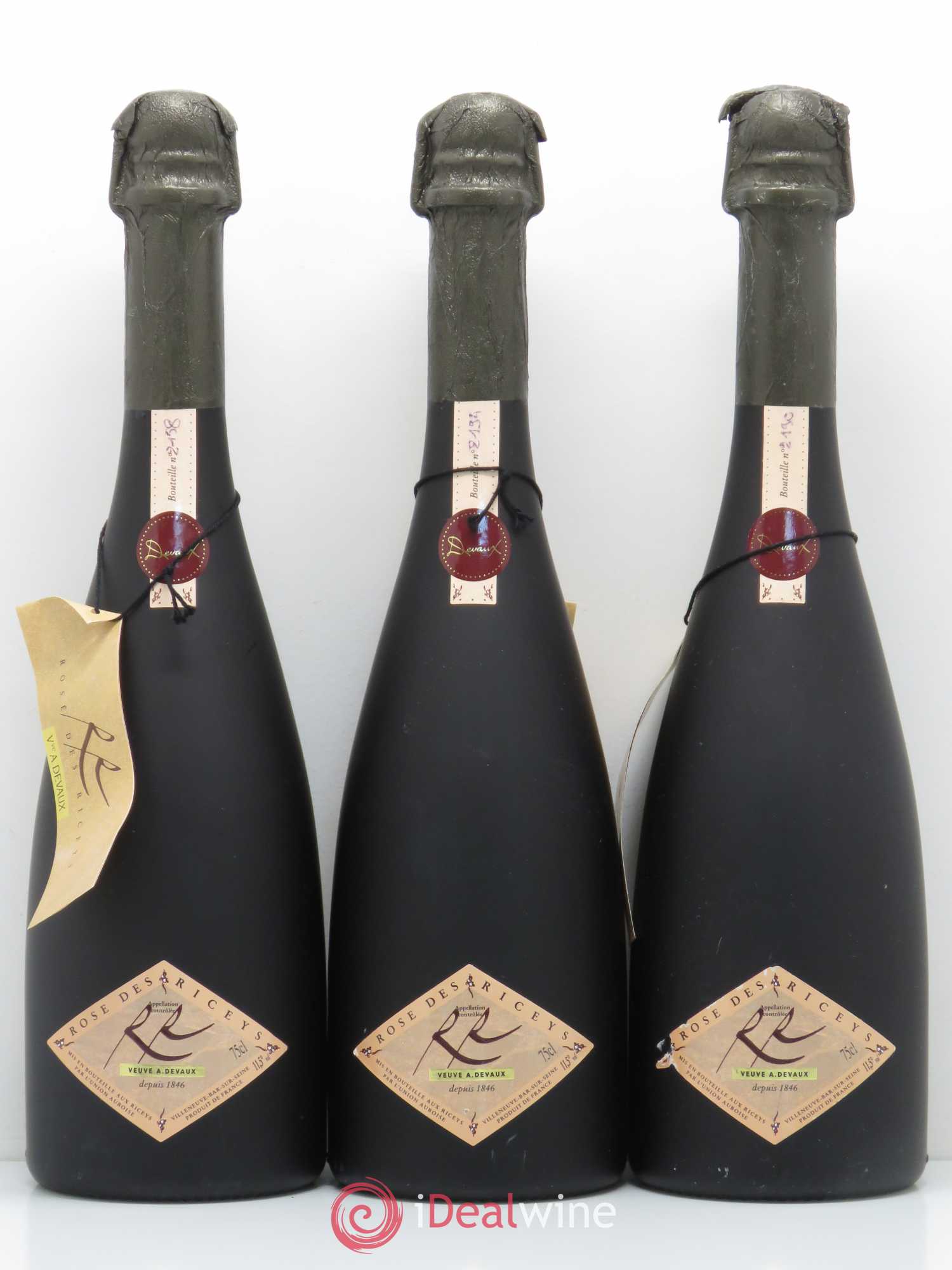 Divers Rosé des Riceys Devaux 2009 - Lot de 3 bouteilles - 0