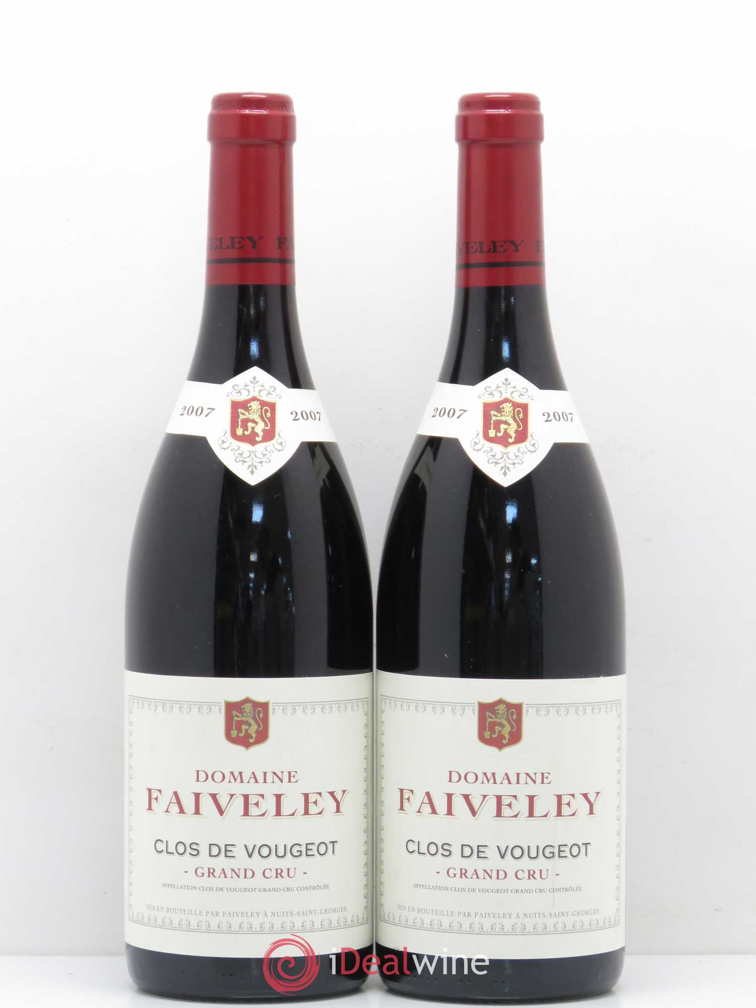 Clos de Vougeot Grand Cru Faiveley 2007 - Lot de 2 bouteilles - 0