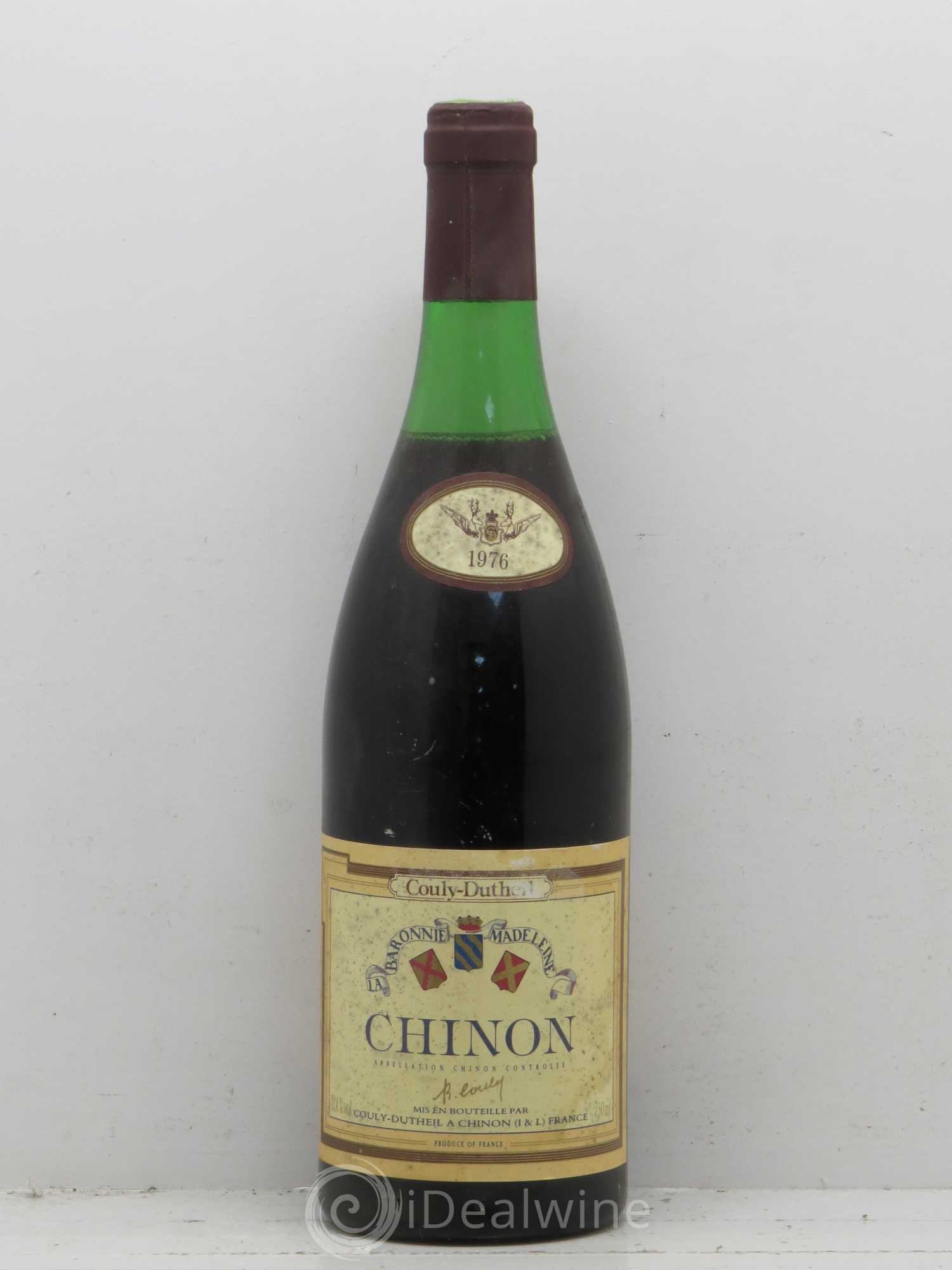 Chinon Baronnie Madeleine Couly-Dutheil 1976 - Posten von 1 Flasche - 0