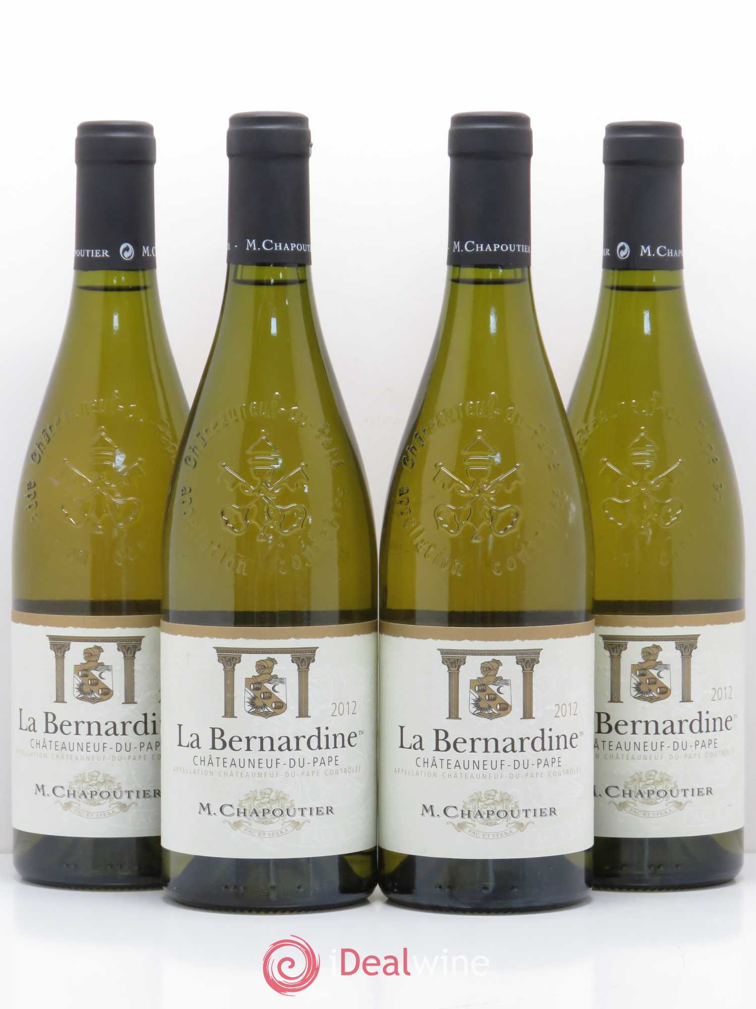 Châteauneuf-du-Pape La Bernardine 2012 - Posten von 4 Flaschen - 0