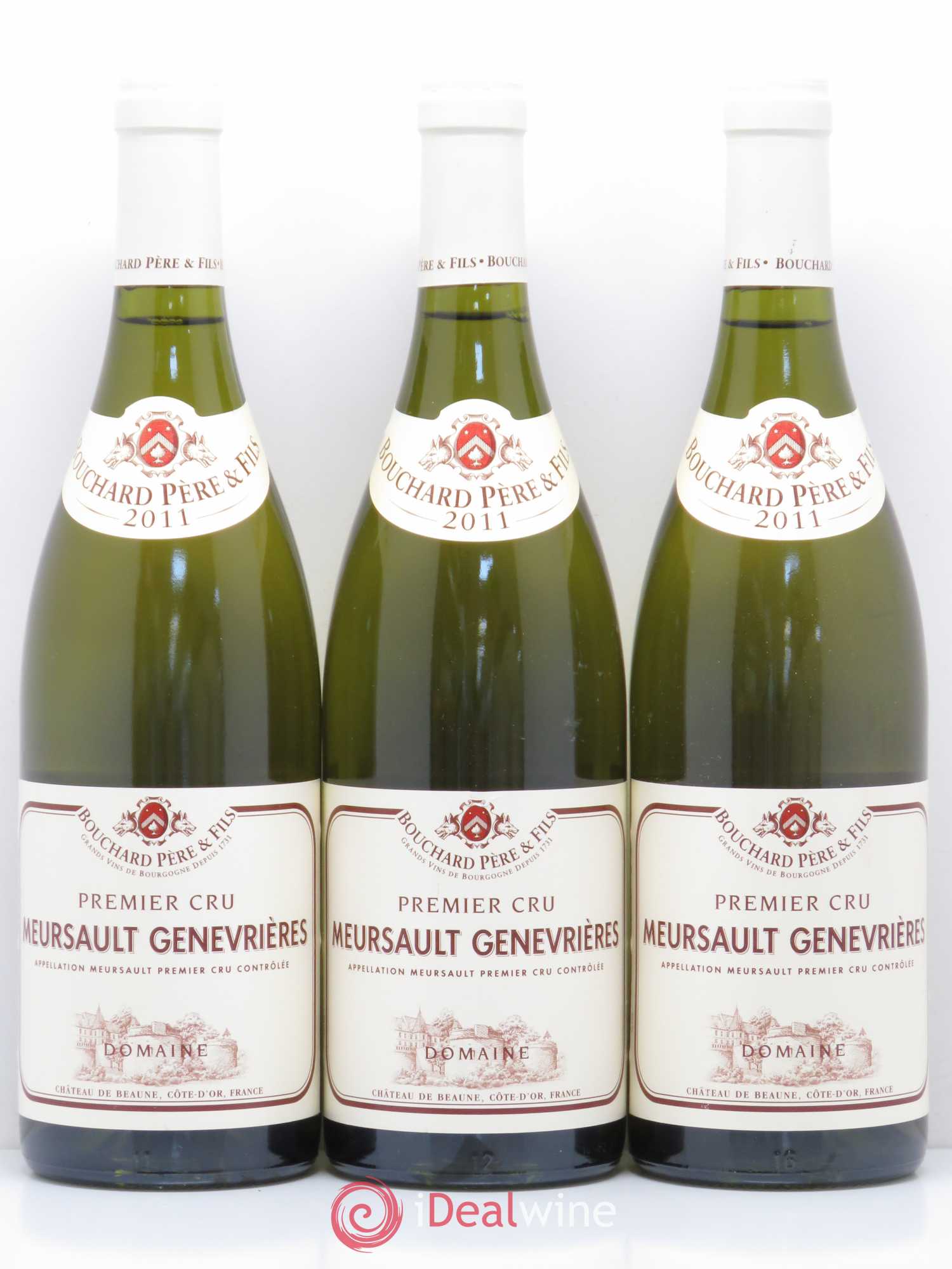 Meursault 1er Cru Genevrières Bouchard Père & Fils 2011 - Lot de 6 bouteilles - 1