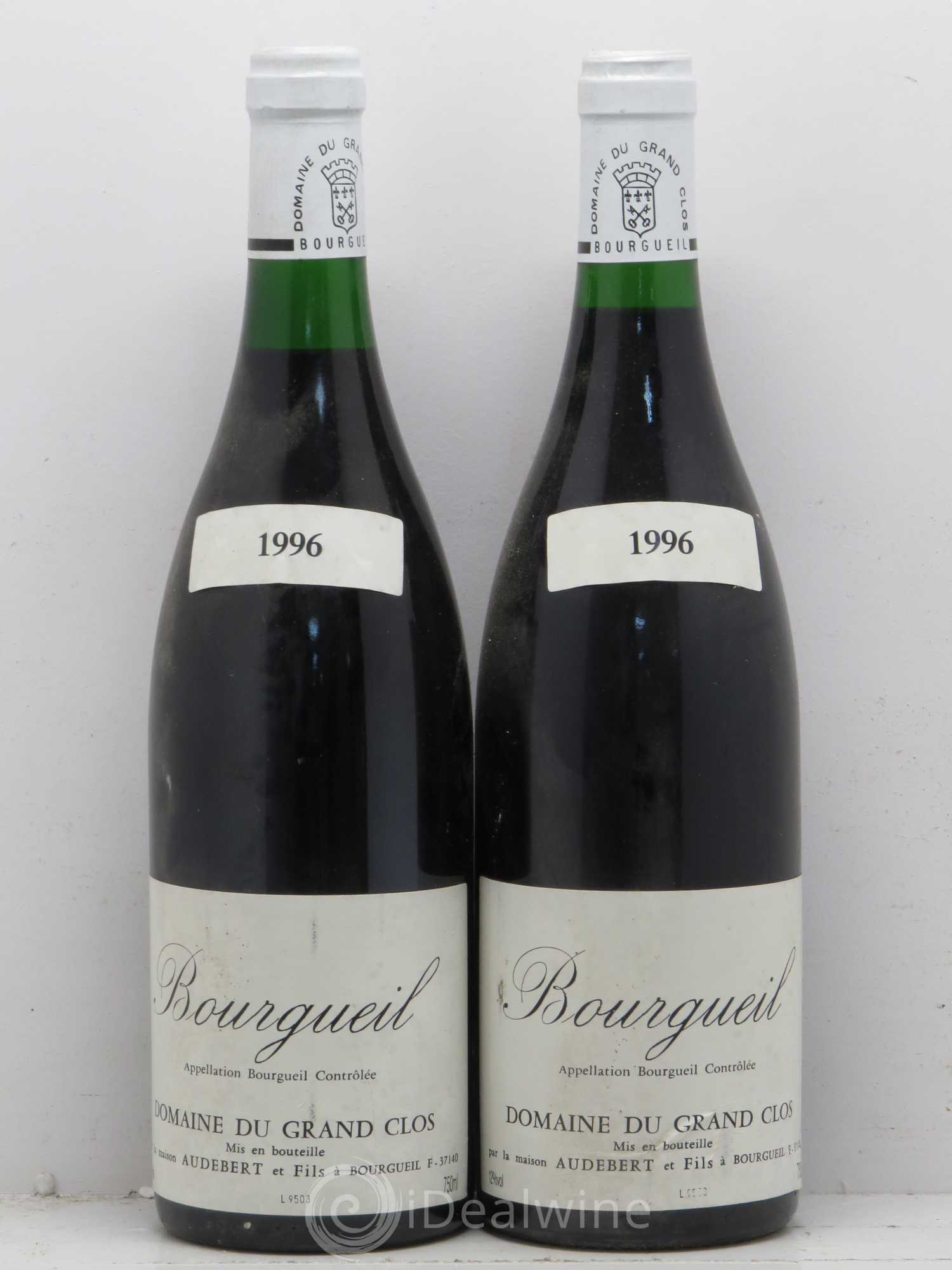 Bourgueil Domaine du Grand Clos Audebert 1996 - Posten von 5 Flaschen - 2