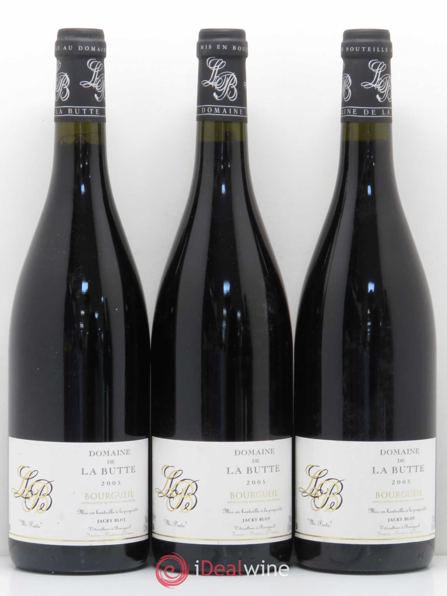 Bourgueil Mi-Pente Jacky Blot 2005 - Posten von 5 Flaschen - 1