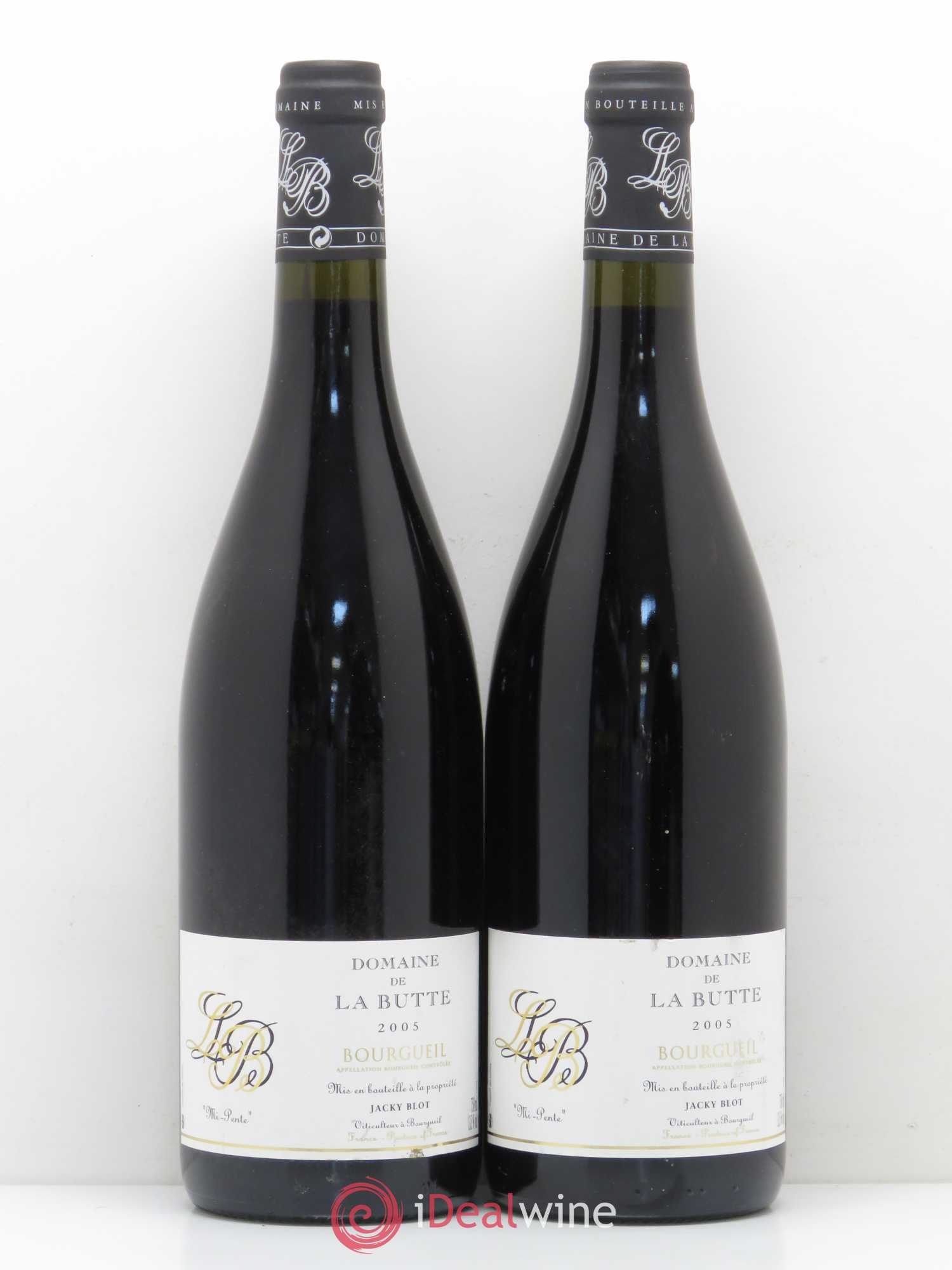 Bourgueil Mi-Pente Jacky Blot 2005 - Posten von 5 Flaschen - 2