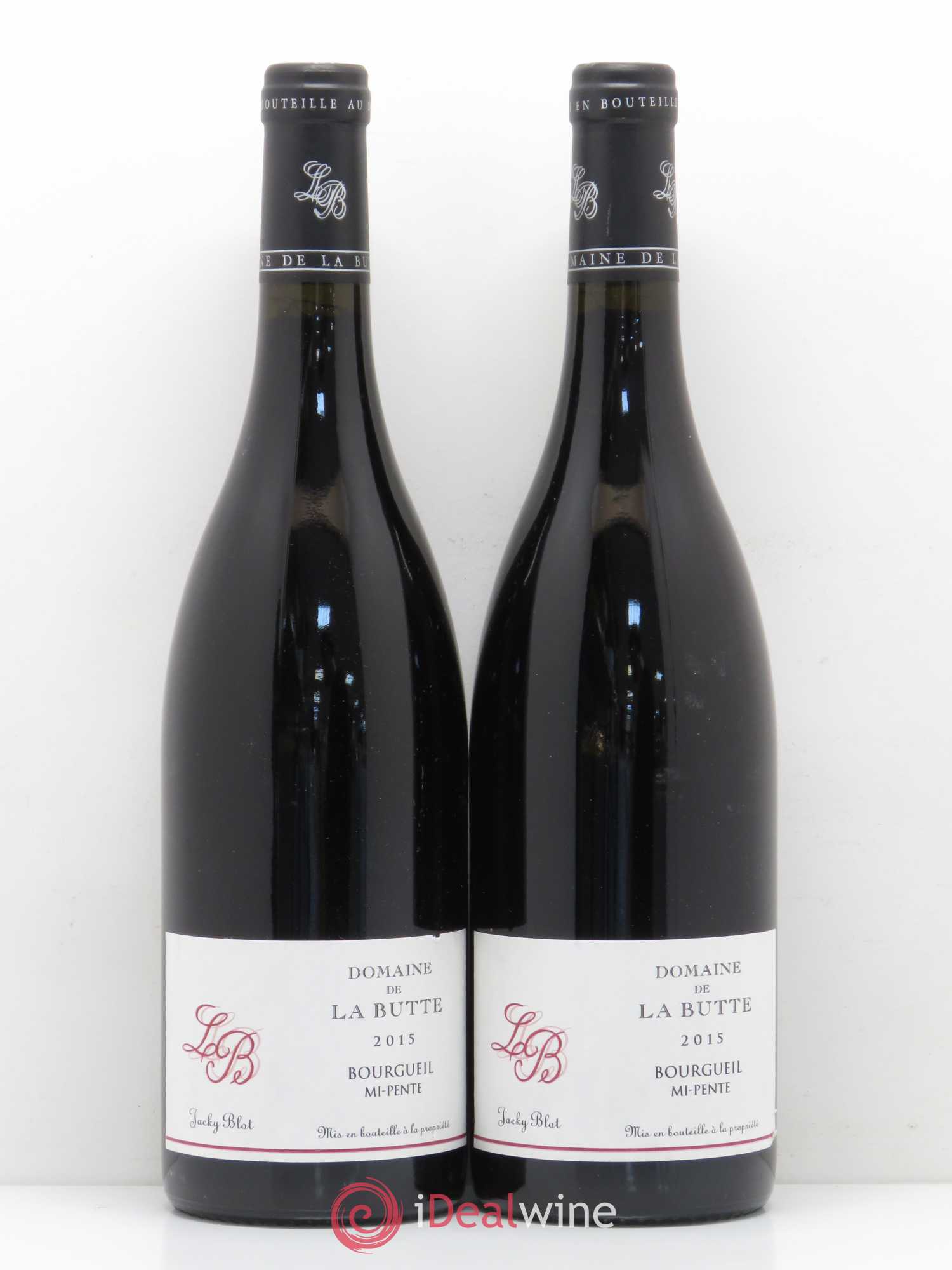 Bourgueil Mi-Pente Jacky Blot 2015 - Posten von 2 Flaschen - 0