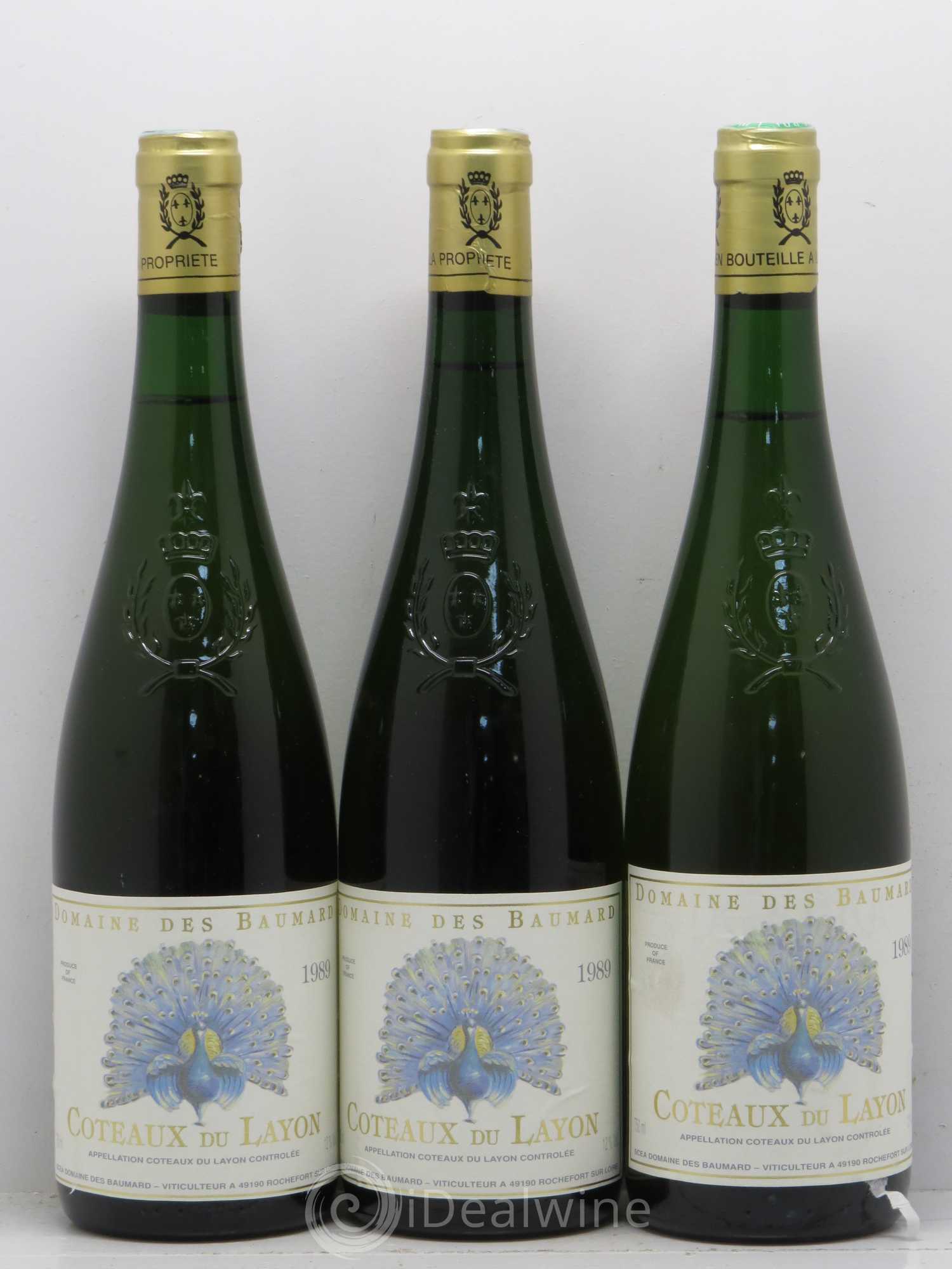 Coteaux du Layon Domaine Des Baumard 1989 - Posten von 6 Flaschen - 1