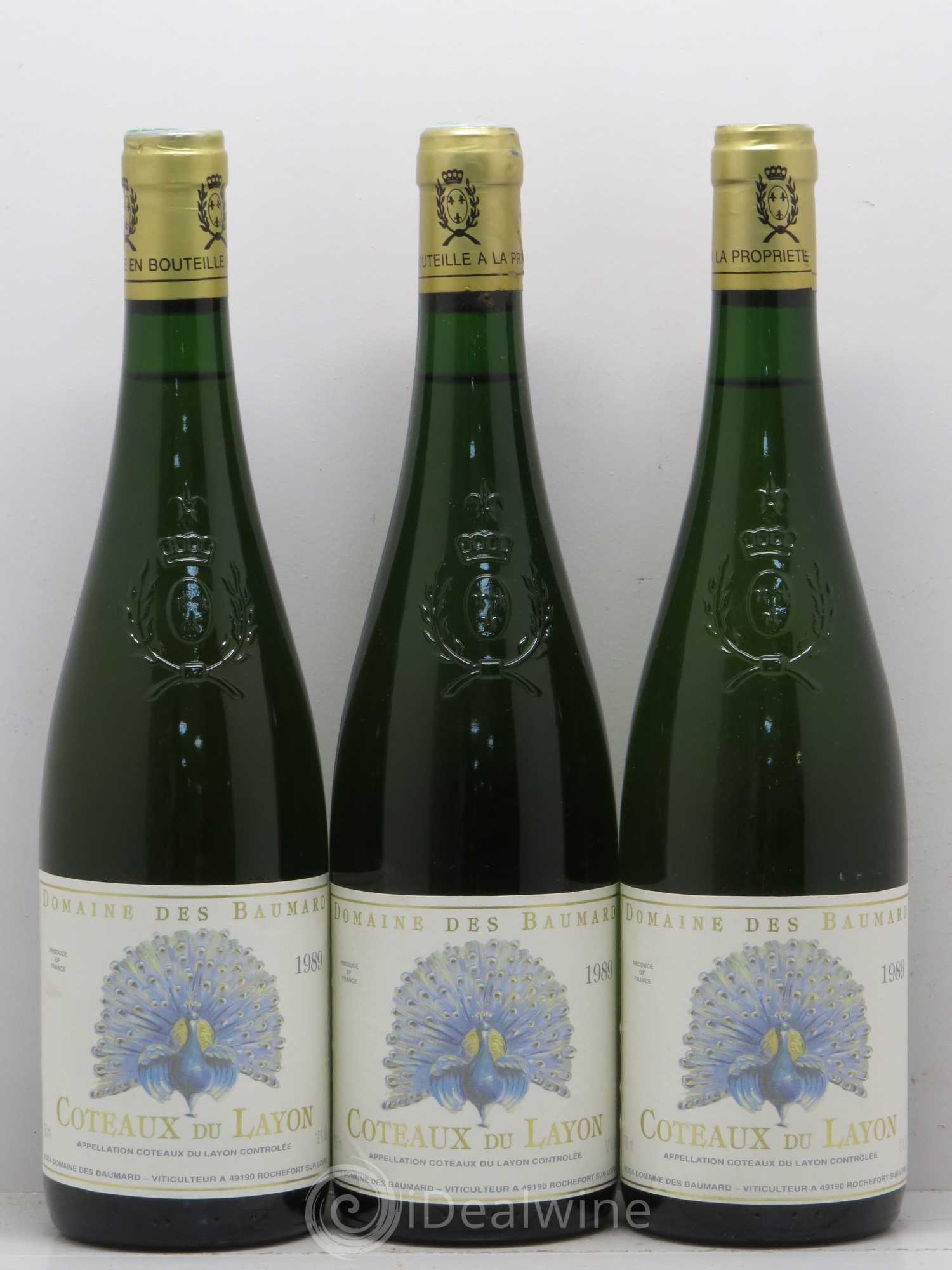 Coteaux du Layon Domaine Des Baumard 1989 - Posten von 6 Flaschen - 2