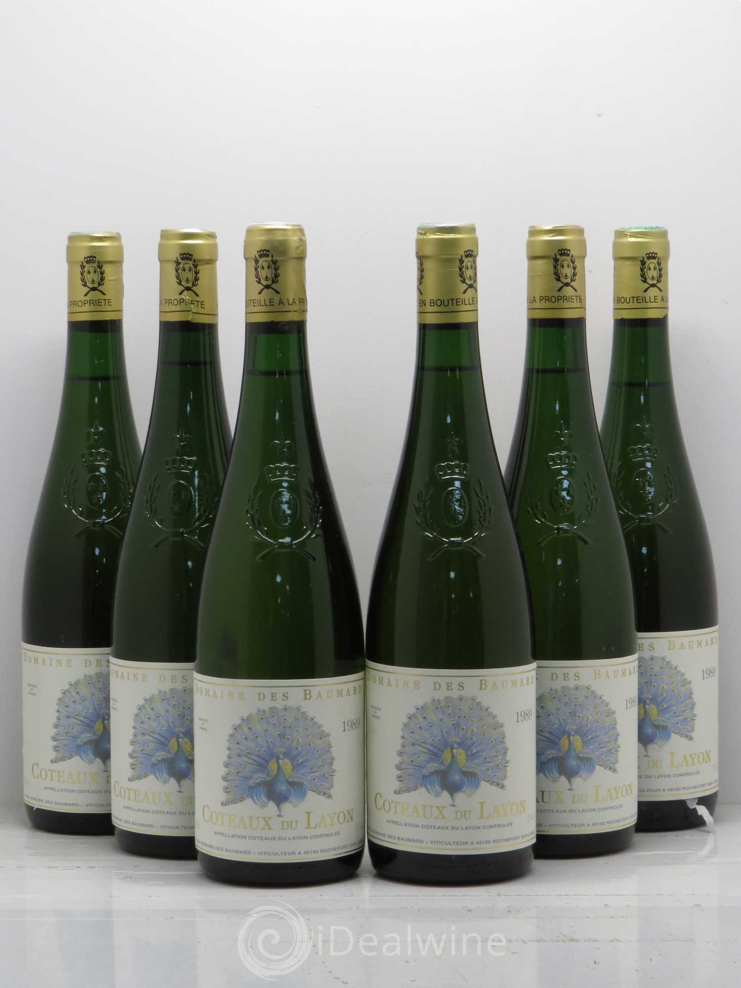 Coteaux du Layon Domaine Des Baumard 1989 - Posten von 6 Flaschen - 0