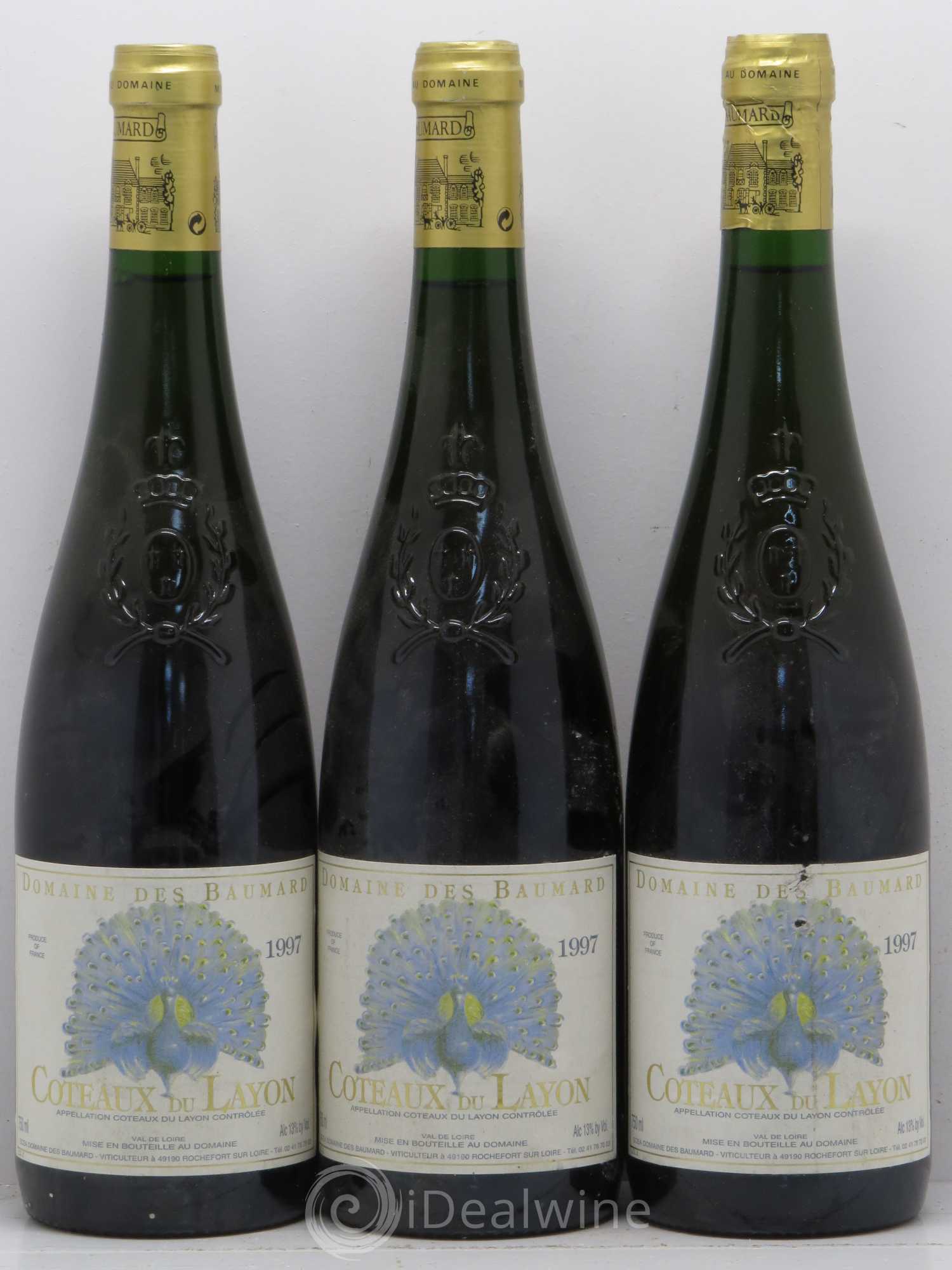 Coteaux du Layon Domaine Des Baumard 1997 - Lotto di 3 bottiglie - 0