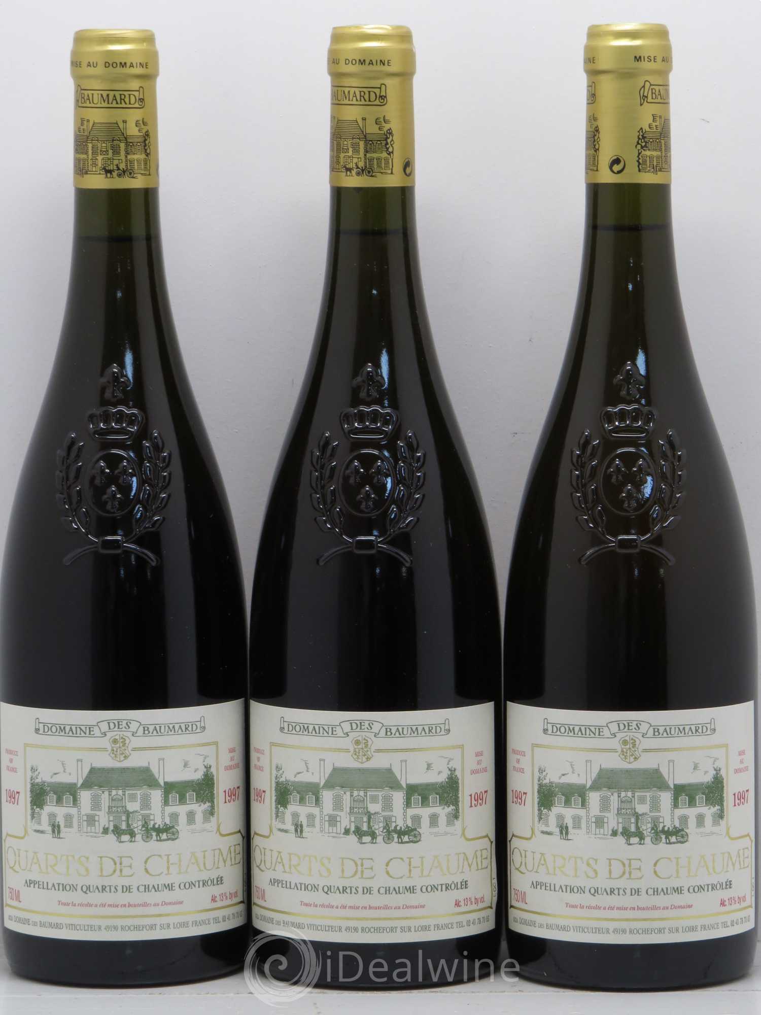 Quarts de Chaume Baumard (Domaine des) 1997 - Lotto di 6 bottiglie - 2