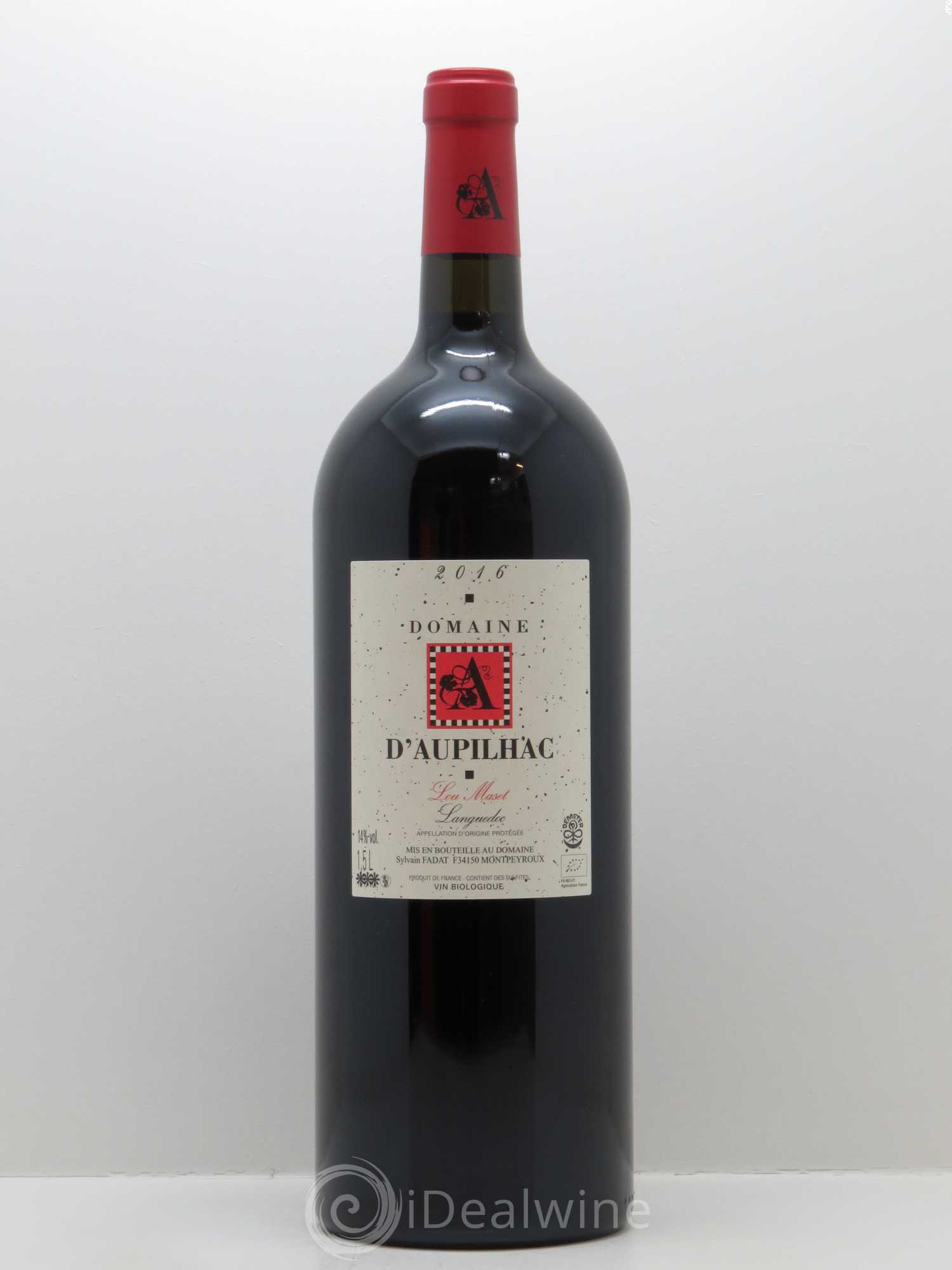 Coteaux du Languedoc Aupilhac (Domaine d') Lou Maset Sylvain Fadat 2016 - Lot de 1 magnum - 0