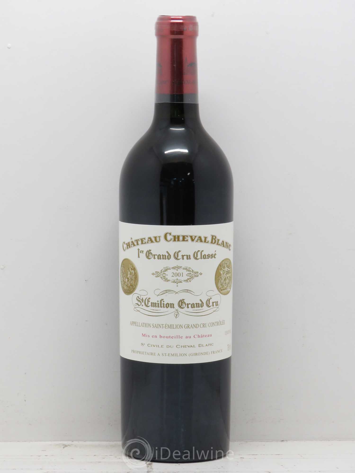 Château Cheval Blanc 1er Grand Cru Classé A 2001 - Lot de 1 bouteille - 0