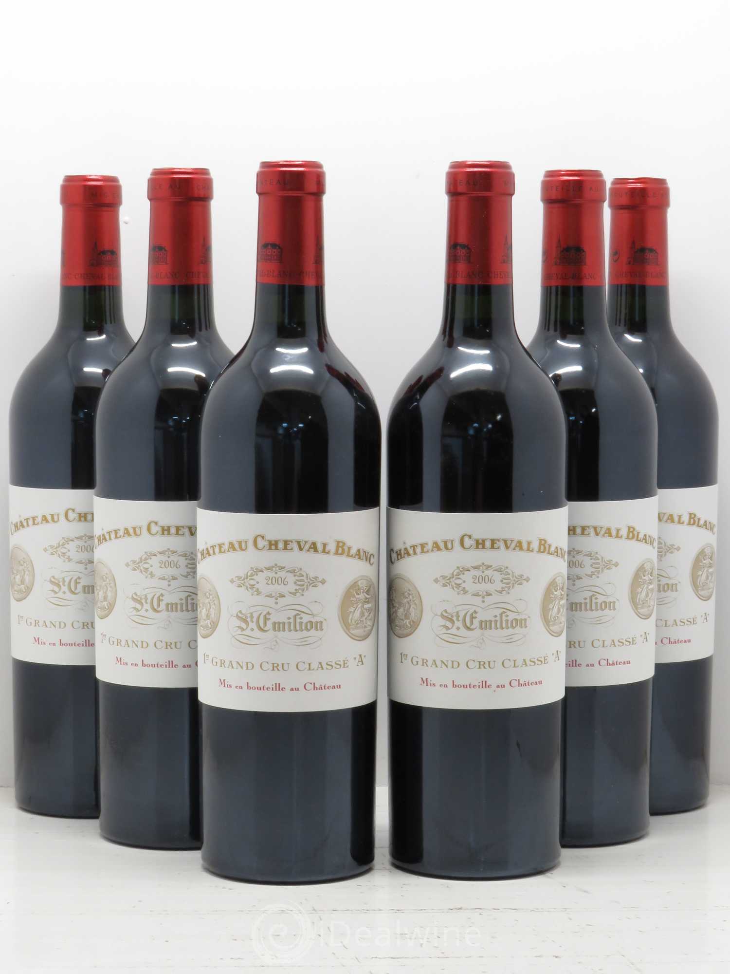 Château Cheval Blanc 1er Grand Cru Classé A 2006 - Lot de 6 bouteilles - 0