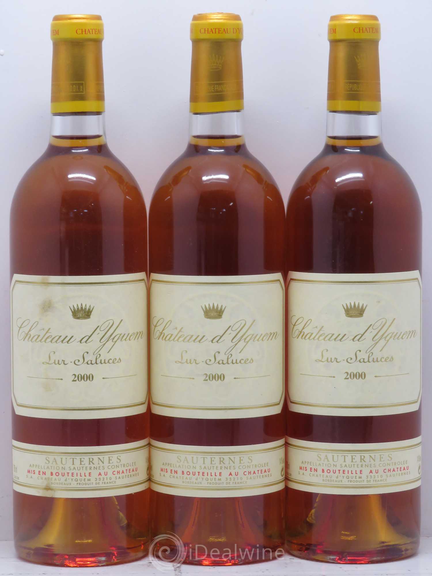 Château d' Yquem 1er Cru Classé Supérieur 2000 - Lot de 6 bouteilles - 2
