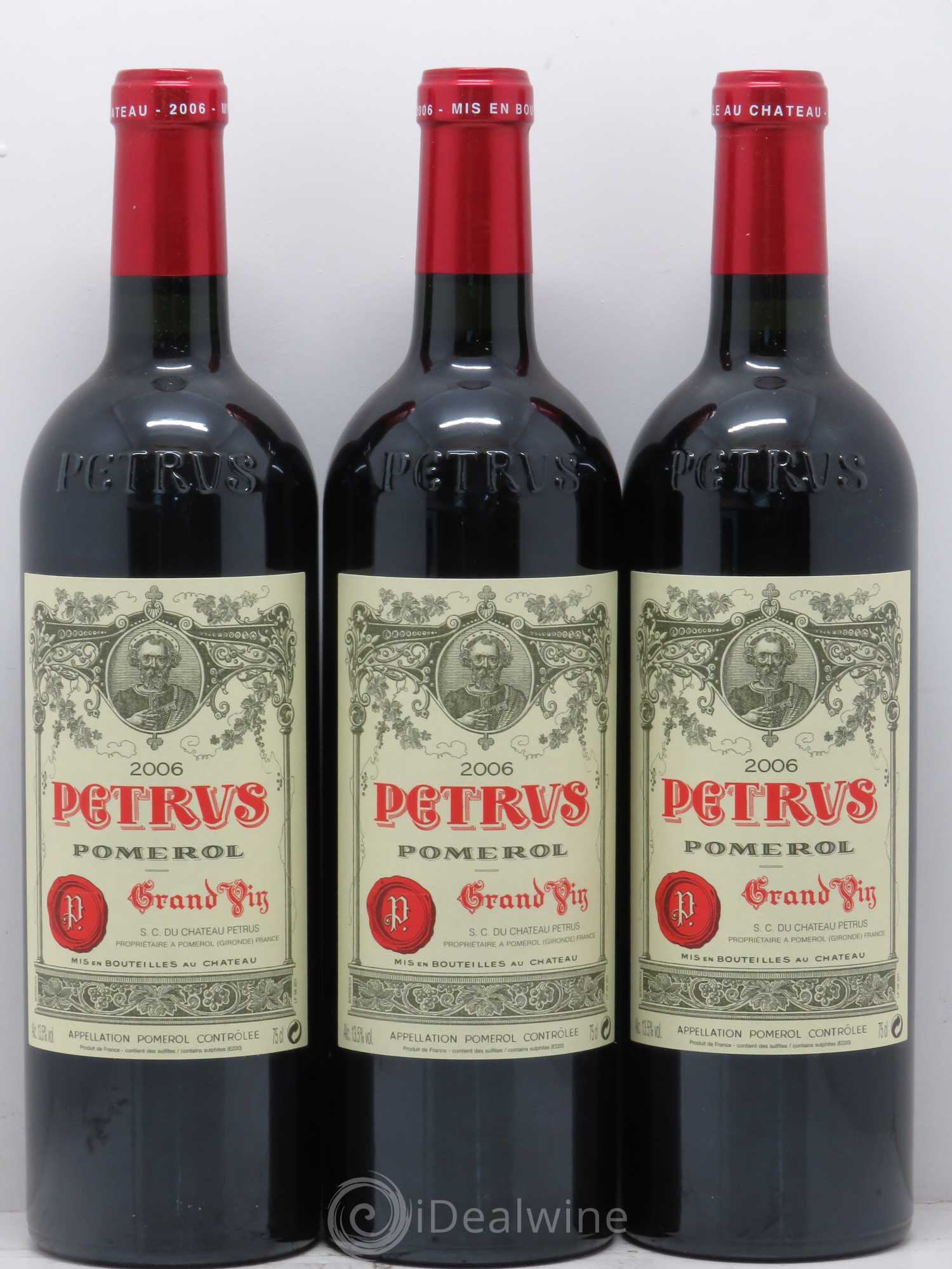 Petrus 2006 - Lot de 3 bouteilles - 0